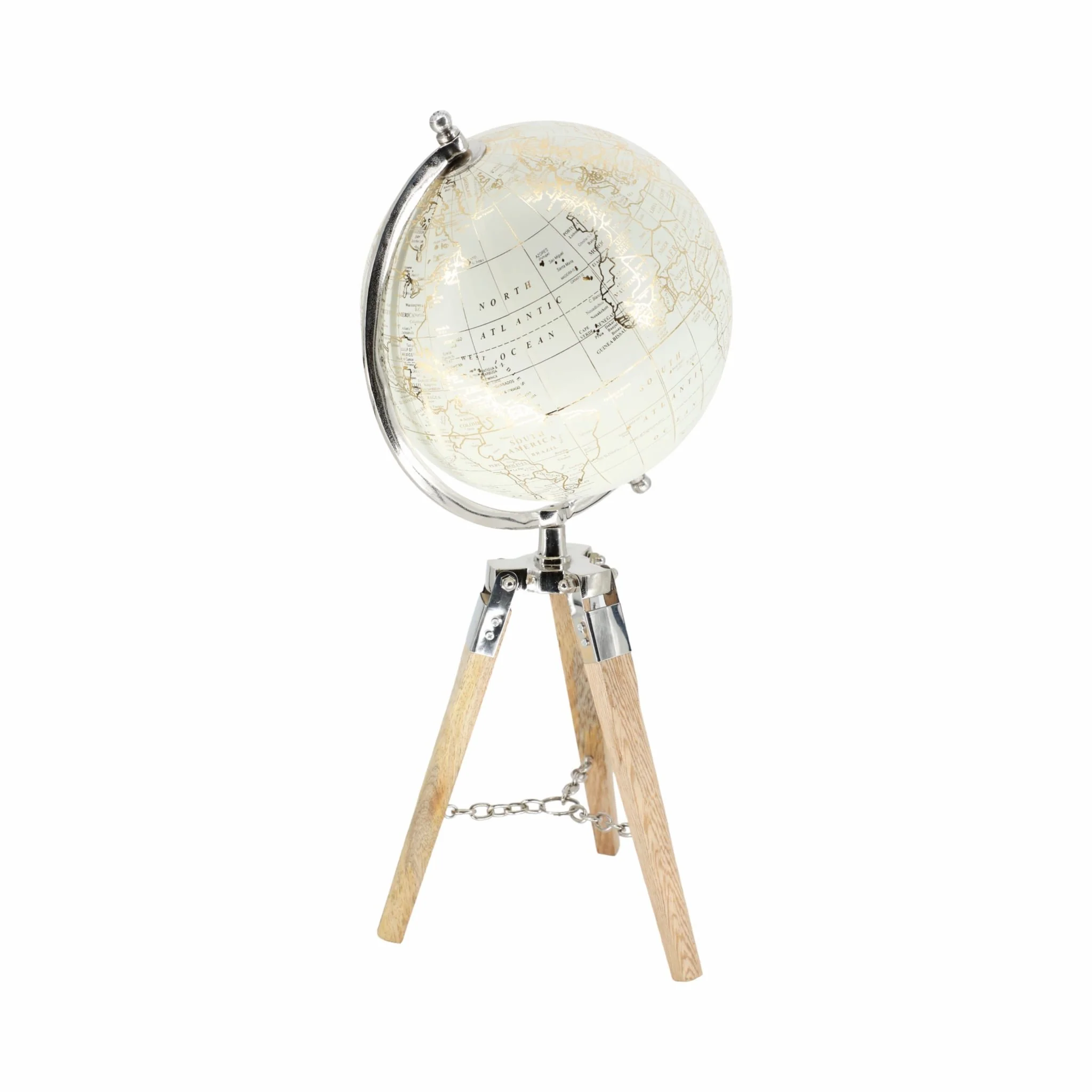 8" Globe On Tripod - Image 2