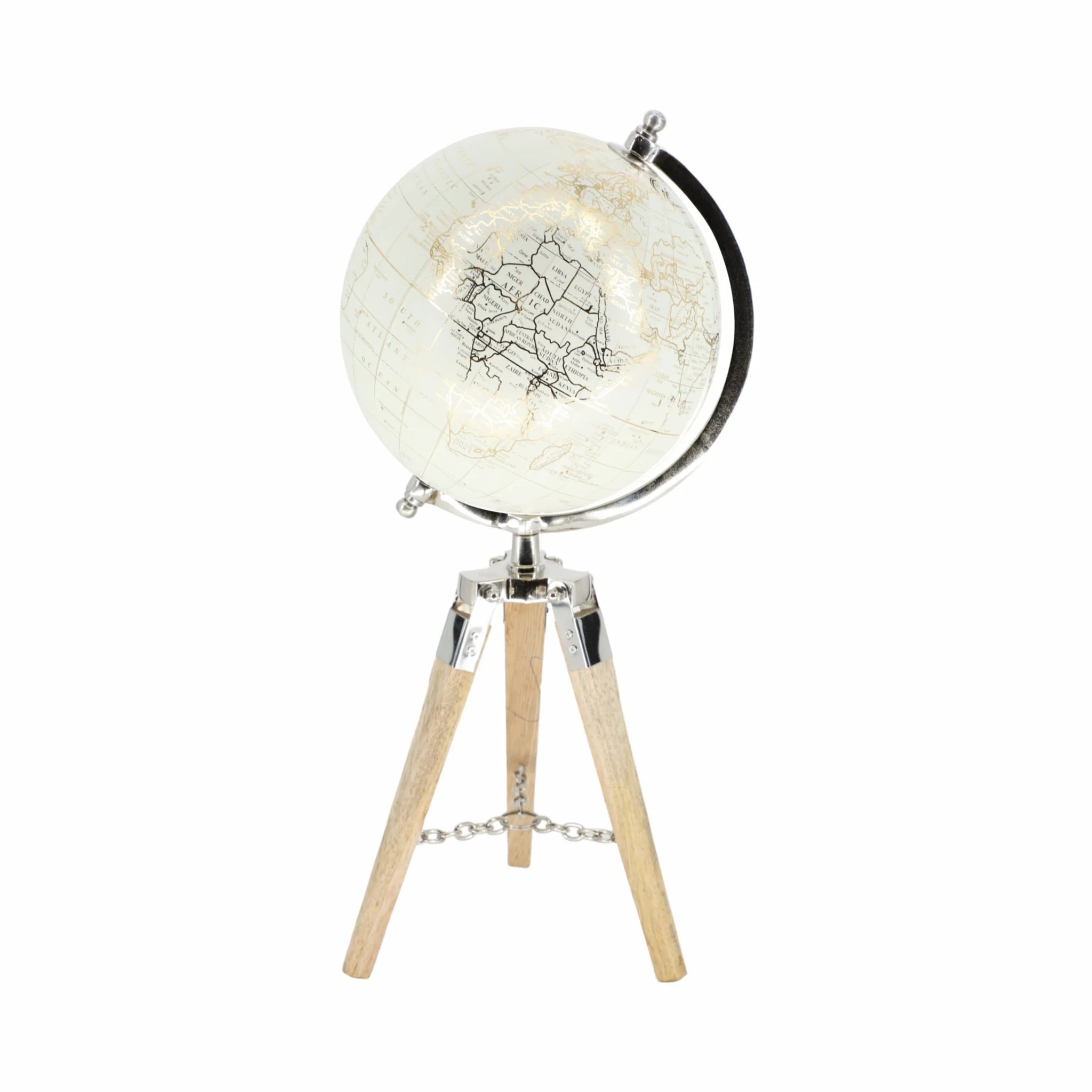 8" Globe On Tripod - Image 4