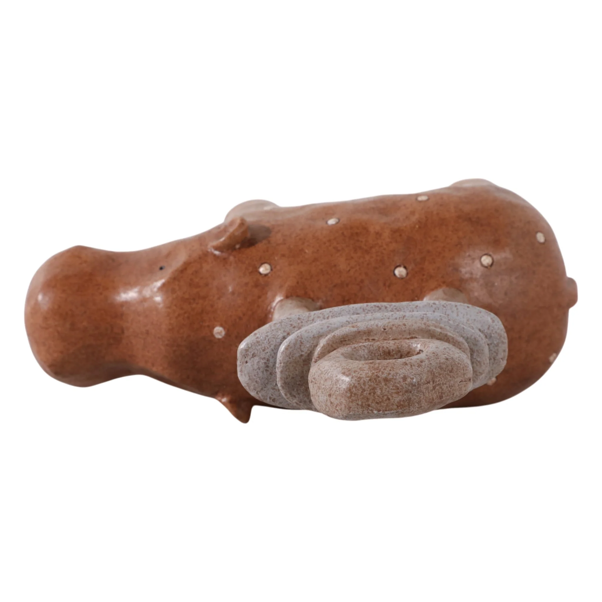 8" Hippo With Stacked Stones, Multi - Image 6