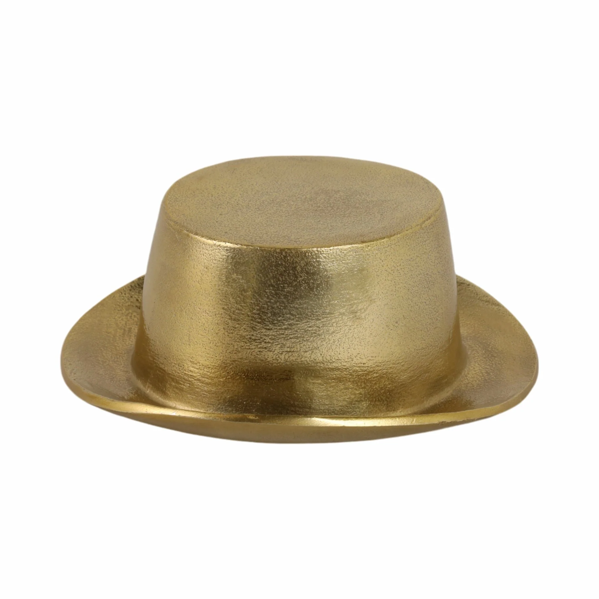 8" Metal Top Hat, Gold - Image 3