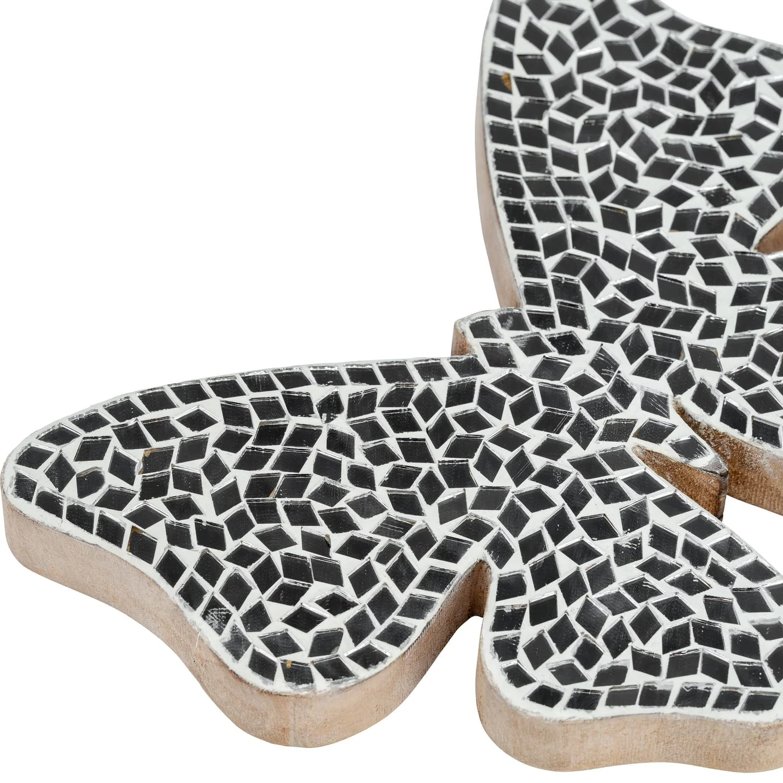 8" Mosaic Butterfly, White - Image 6