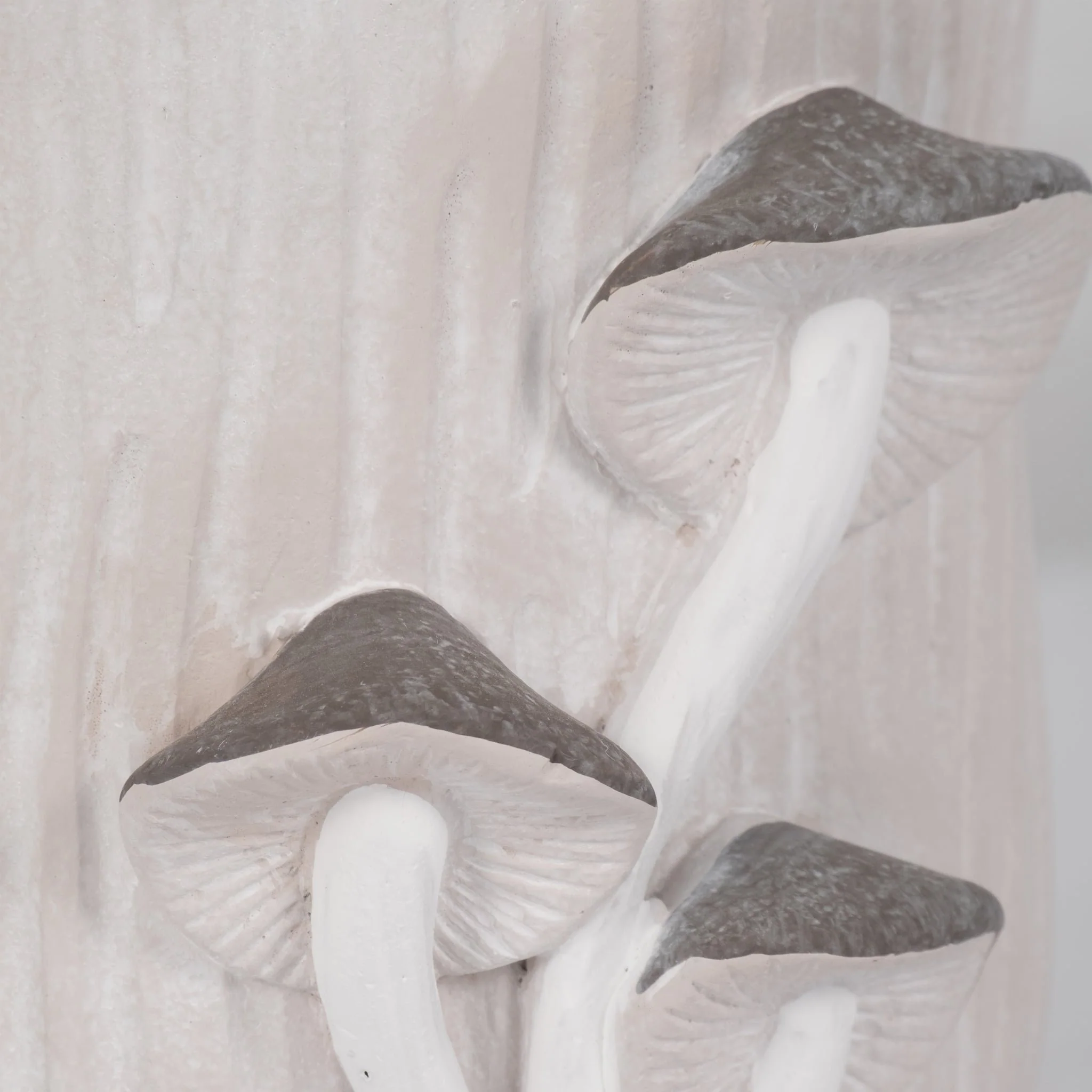 8" Mushroom Applique Planter, Grey - Image 4