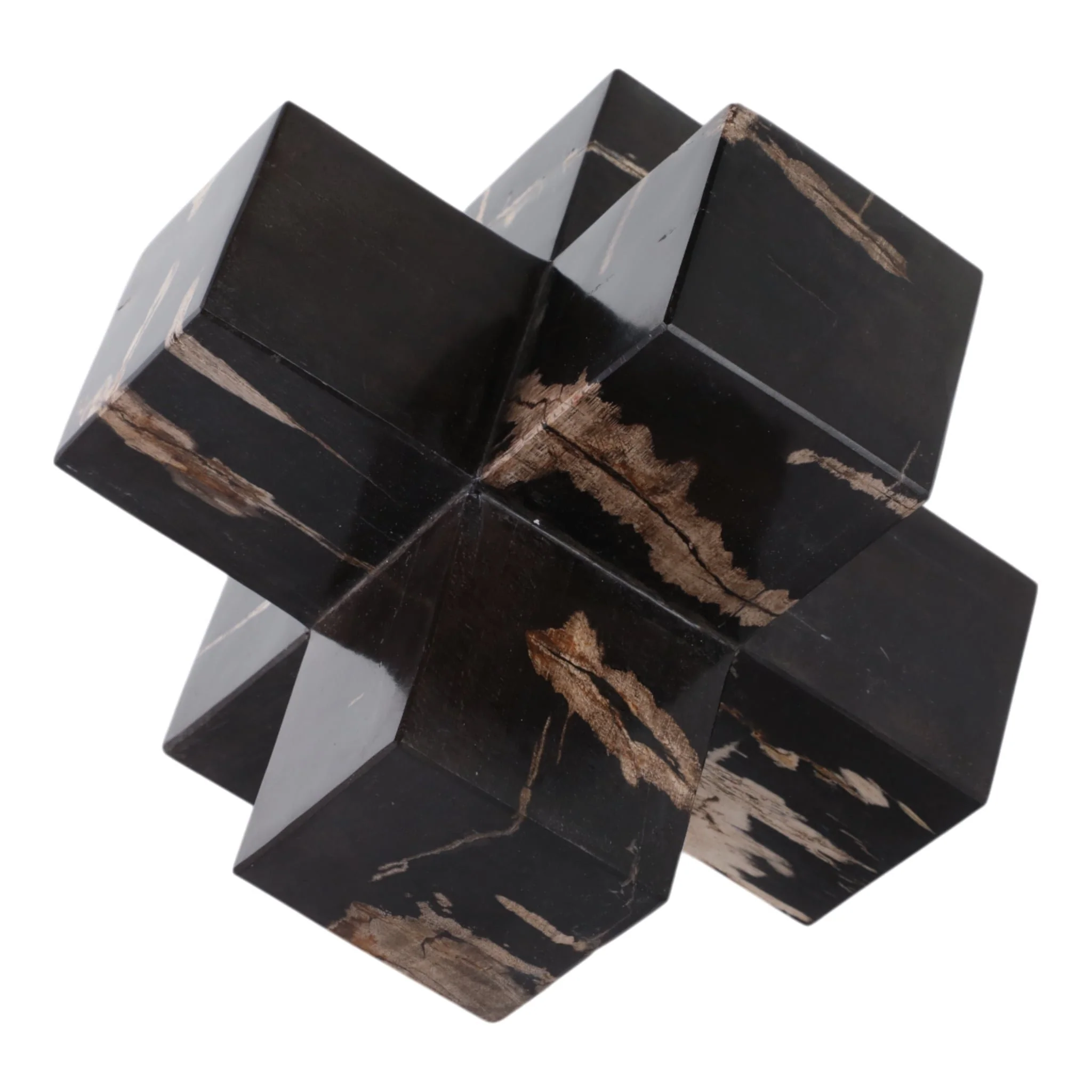 8" Petrified Wood Jack, Multi - Image 5