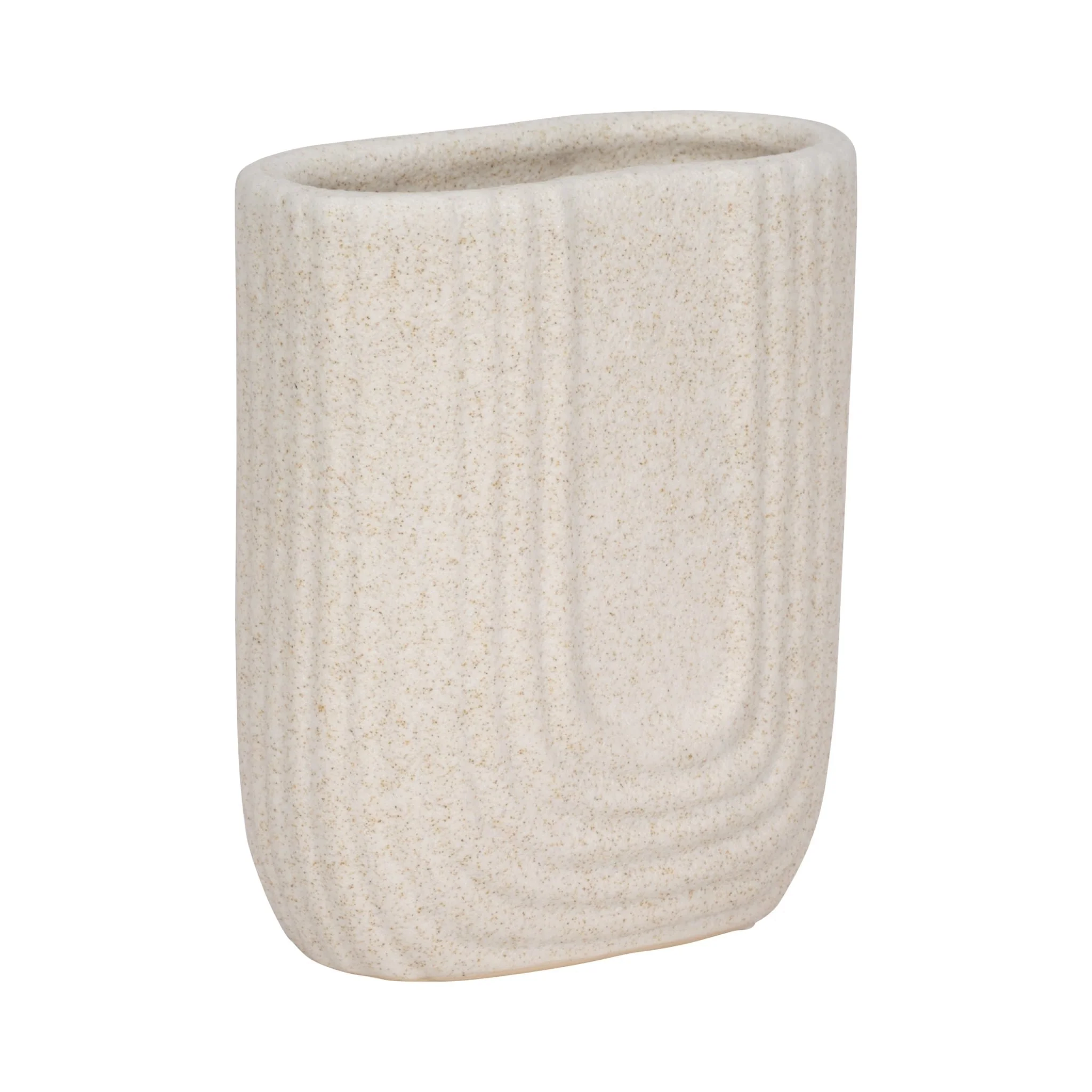 8" Speckled Sand Upside Down Arch, Ivory - Image 3