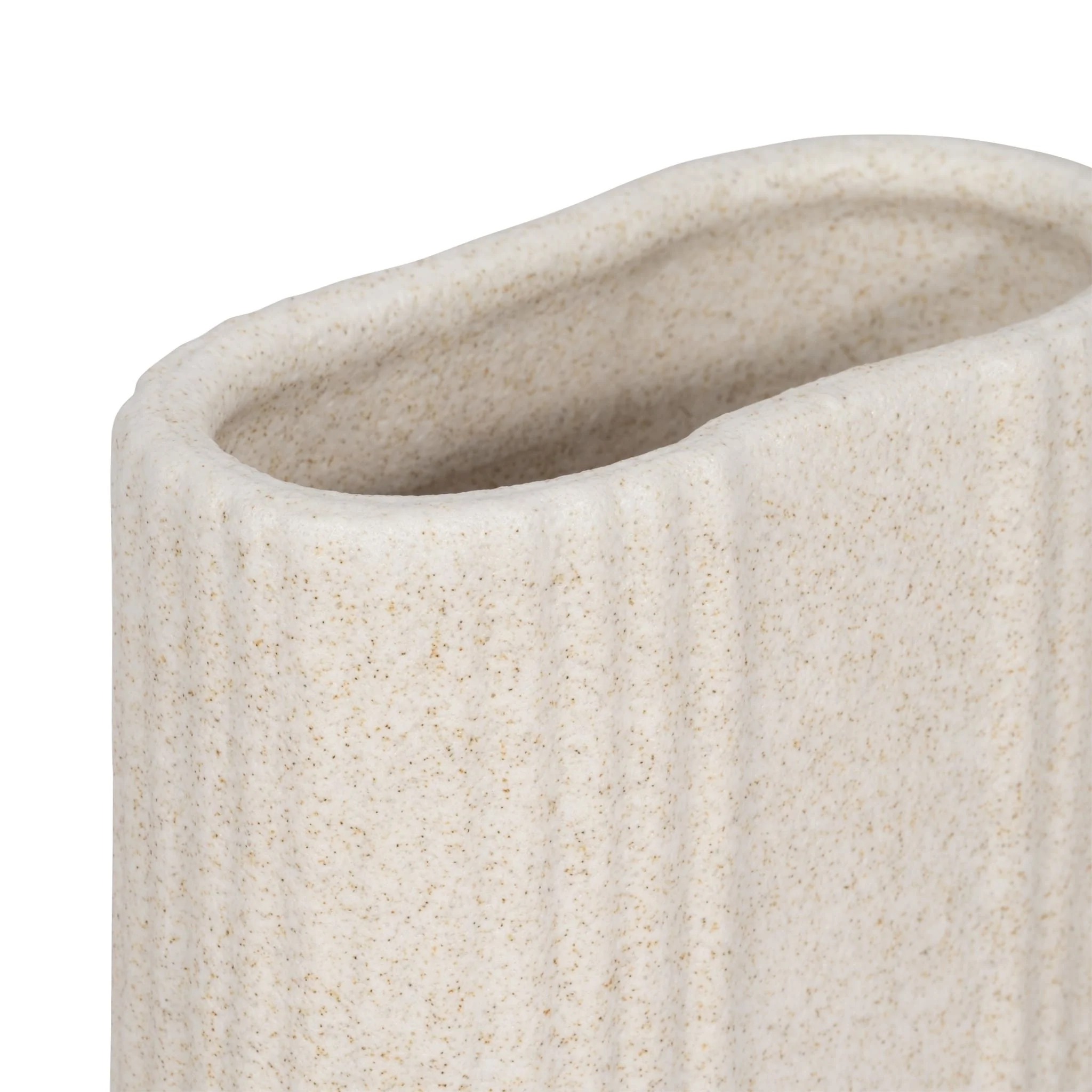 8" Speckled Sand Upside Down Arch, Ivory - Image 5