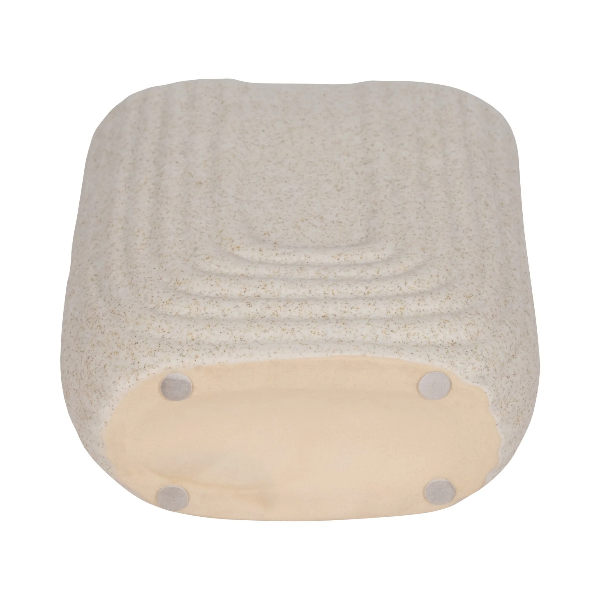 8" Speckled Sand Upside Down Arch, Ivory - Image 7