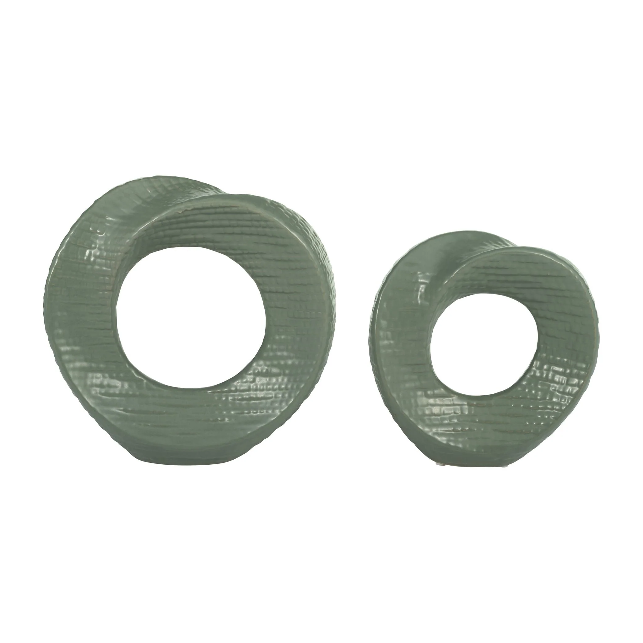 8" Table Top Deco, Green - Image 2