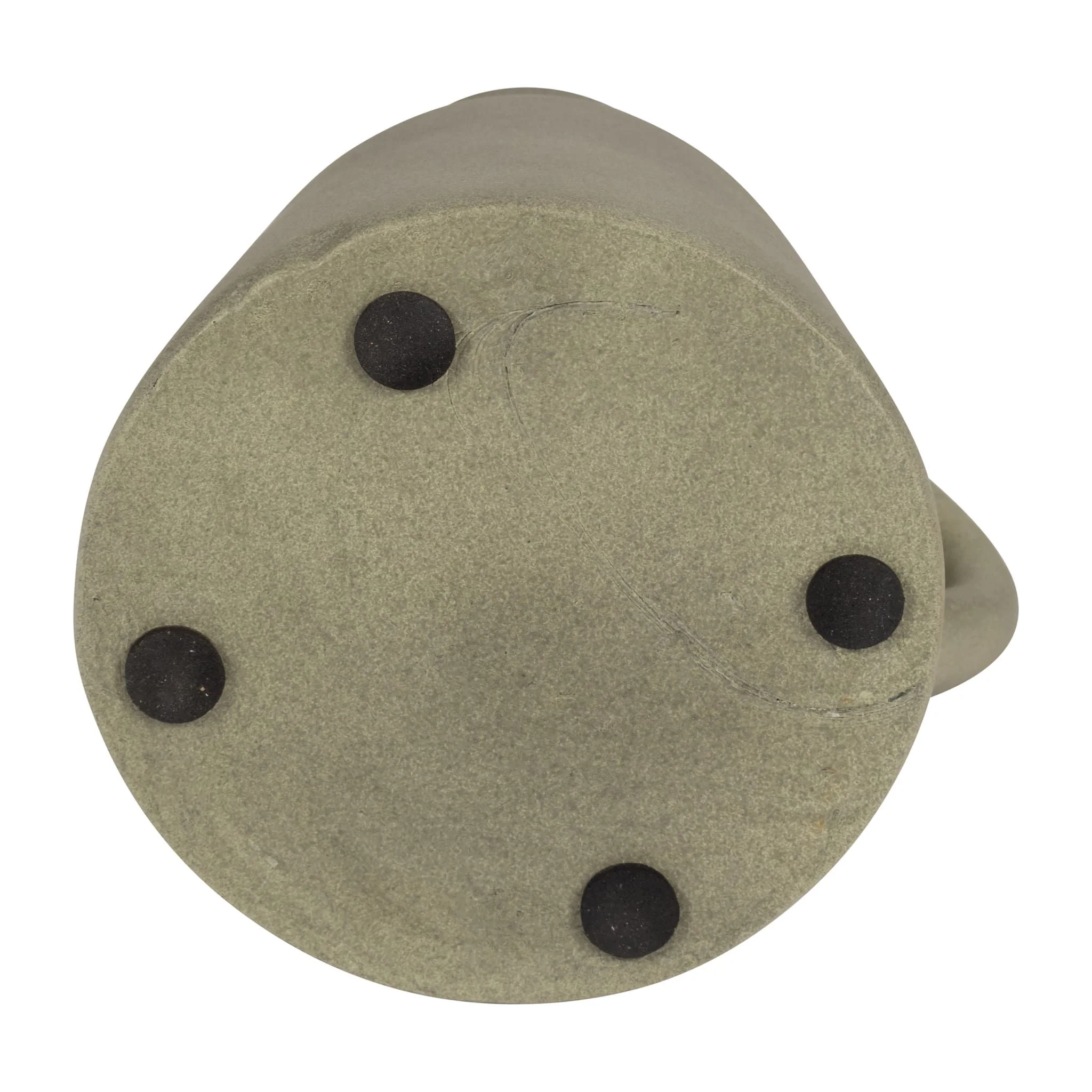 8" Terracotta Vase W/ Handle, Sage Green - Image 7