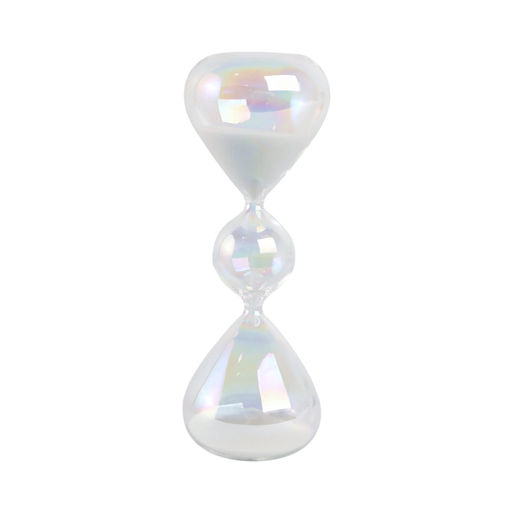 8x3" Glass 10min Bubble Sandtimer, Iridescent - Image 3