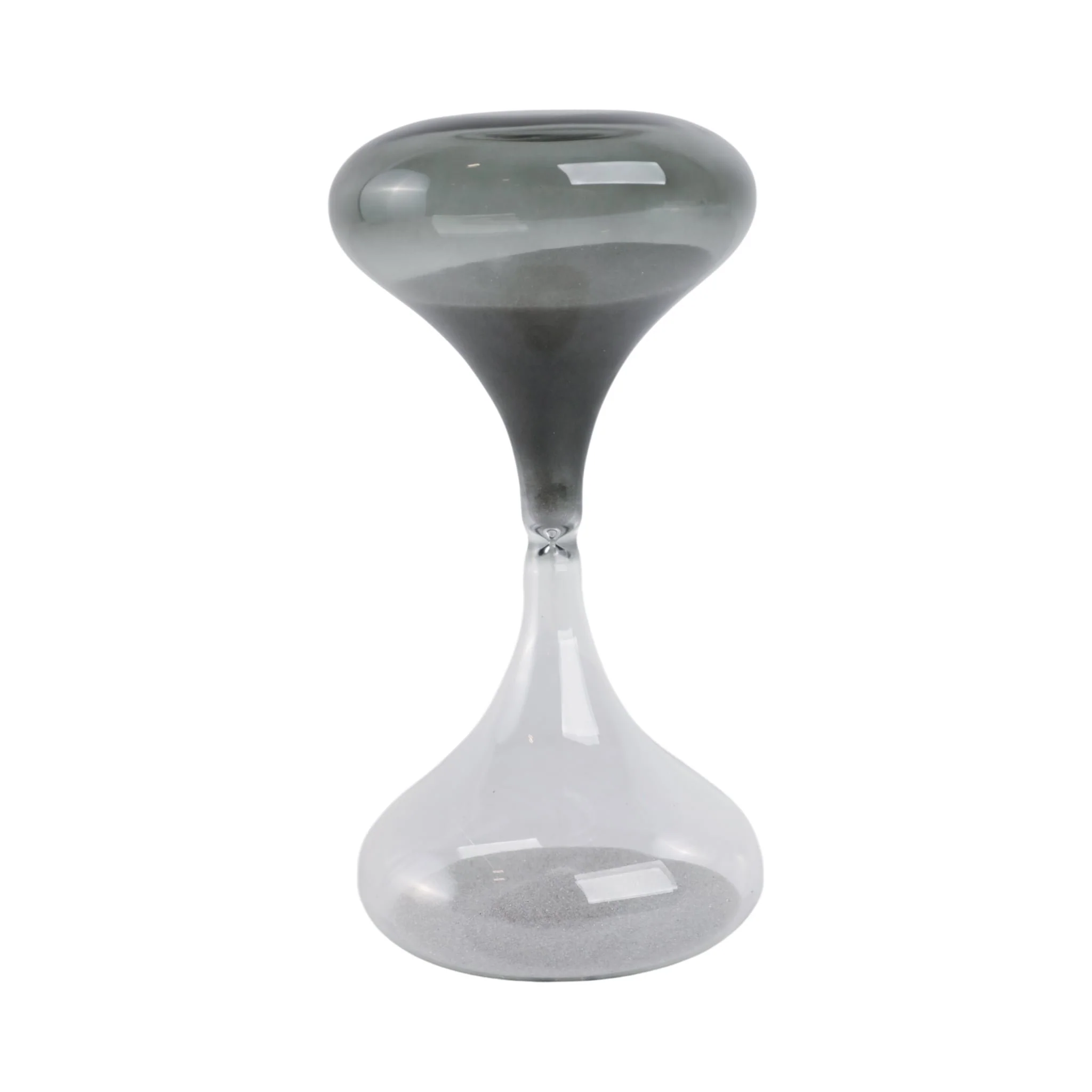 8x4" Glass 30min Modern Sandtimer, Smoke - Image 5