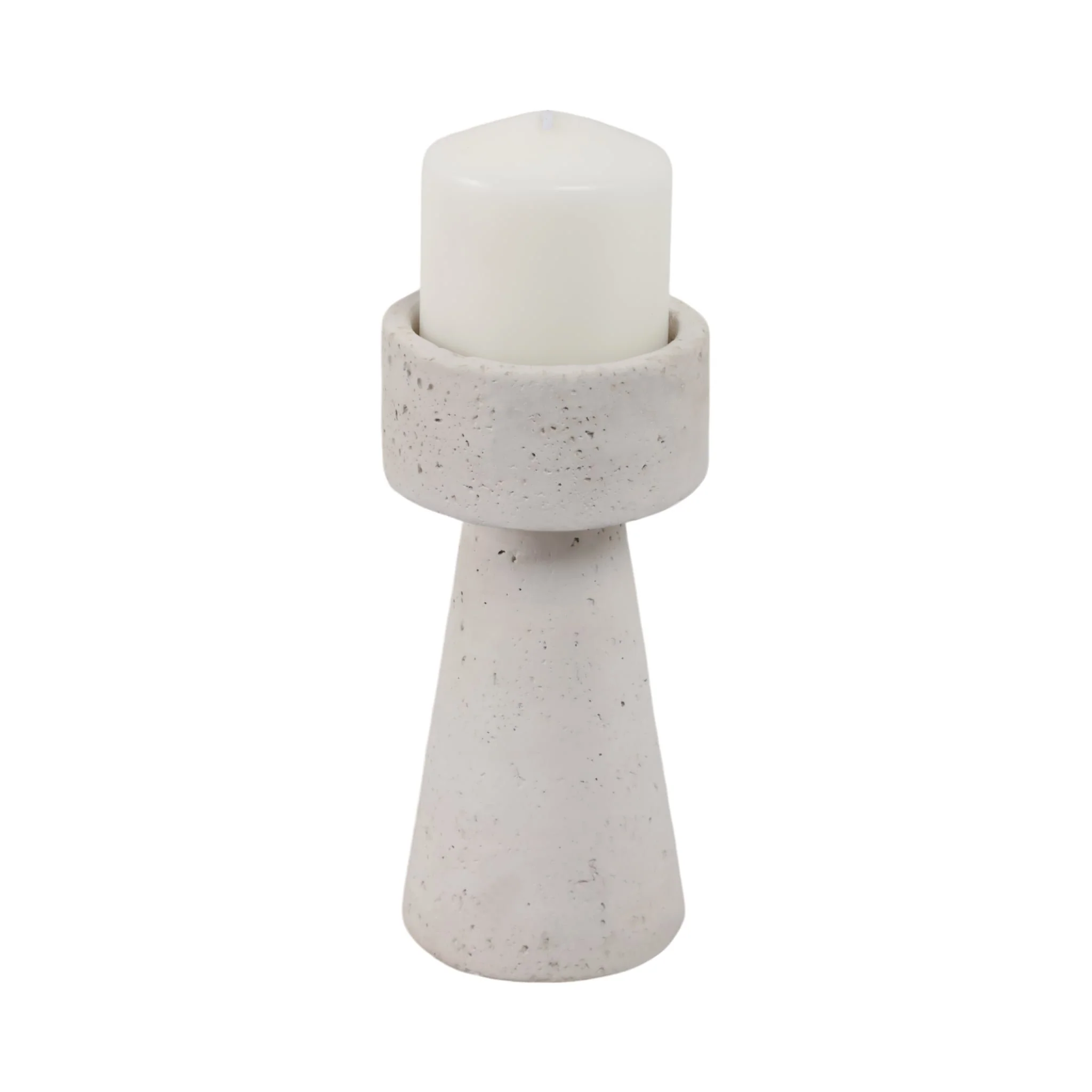 8x4" Taper & Pillar Holder, White - Image 2