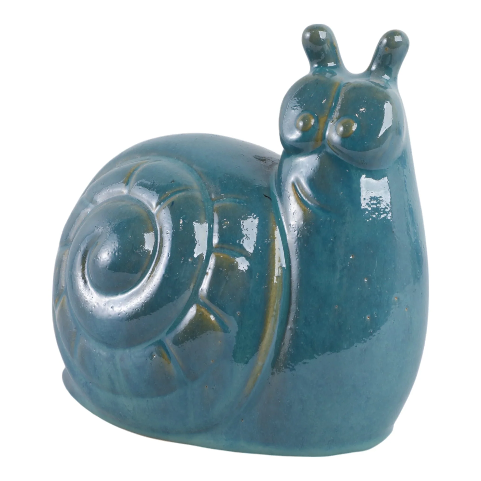 8x8" Garden Snail Reactive Finish, Jade - Image 2