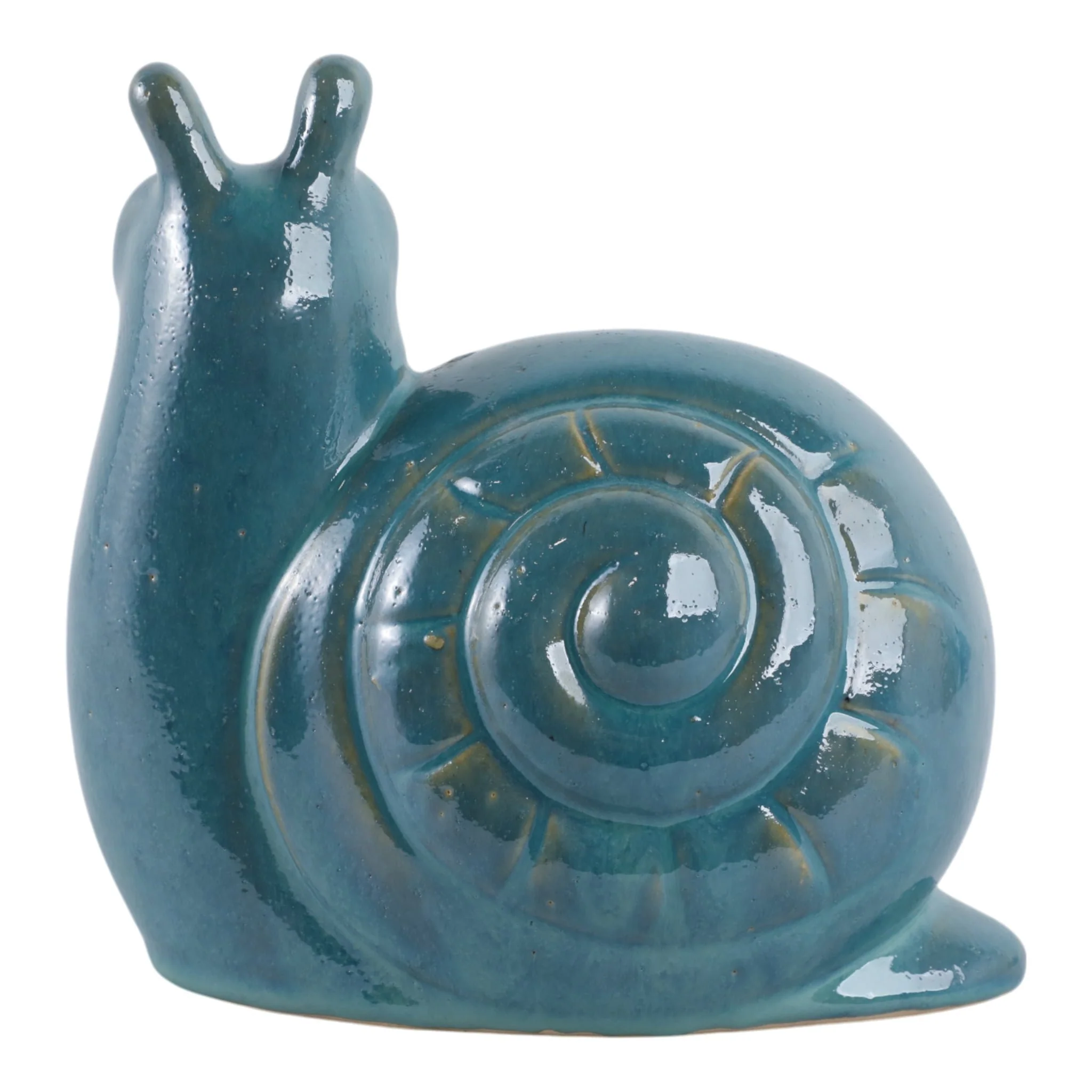 8x8" Garden Snail Reactive Finish, Jade - Image 4