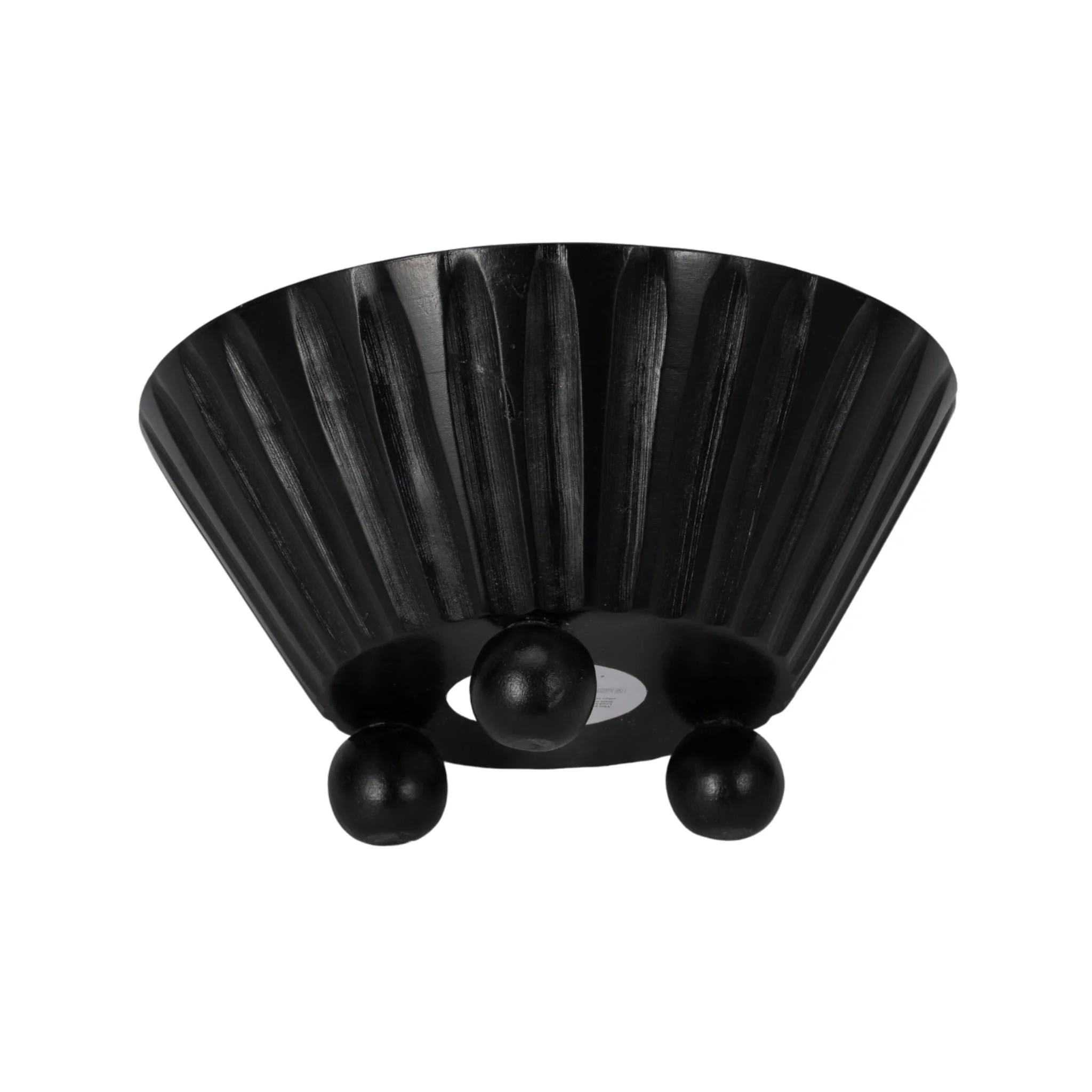 9" 17oz Footed Bowl/scented Wax, Black - Image 7