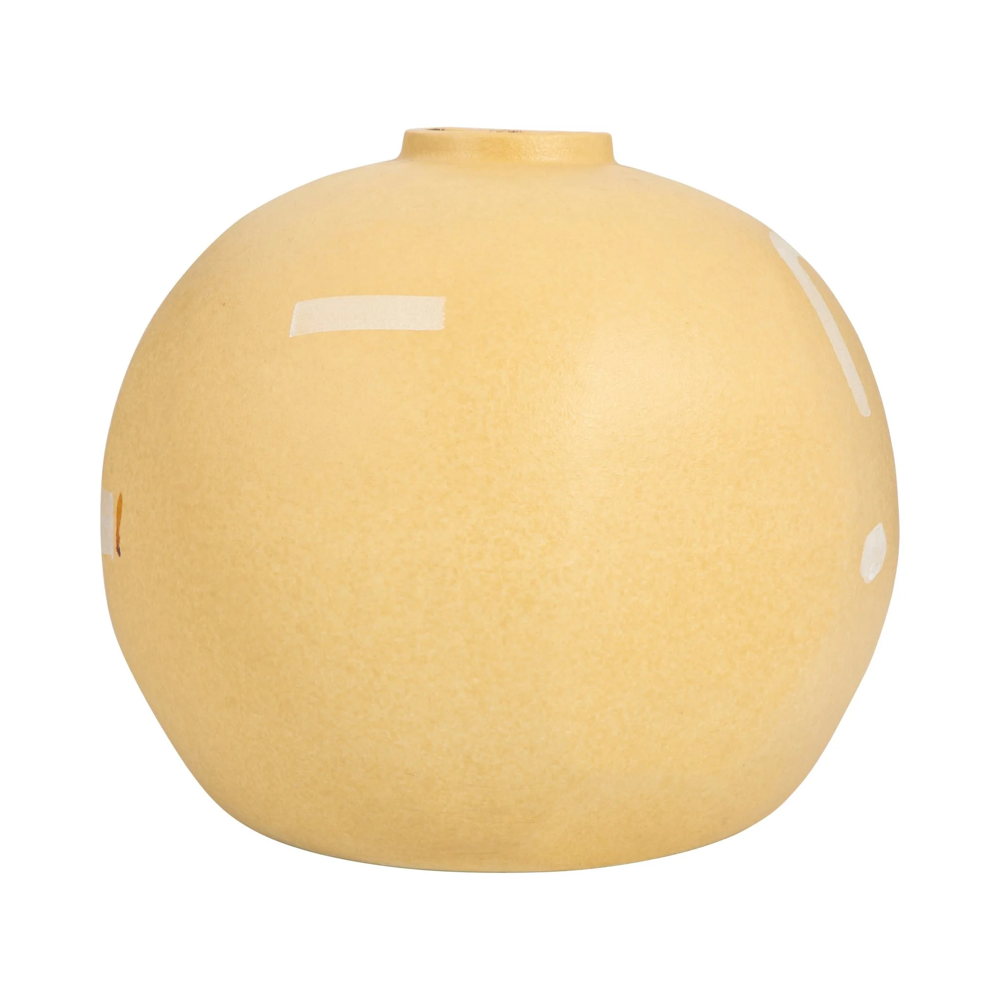 9" Aztec Vase, Mustard - Image 4