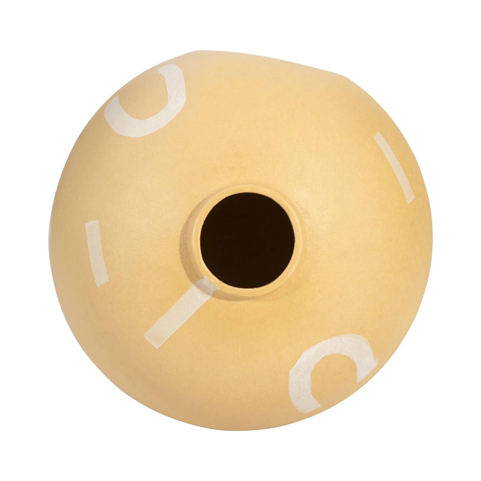 9" Aztec Vase, Mustard - Image 7