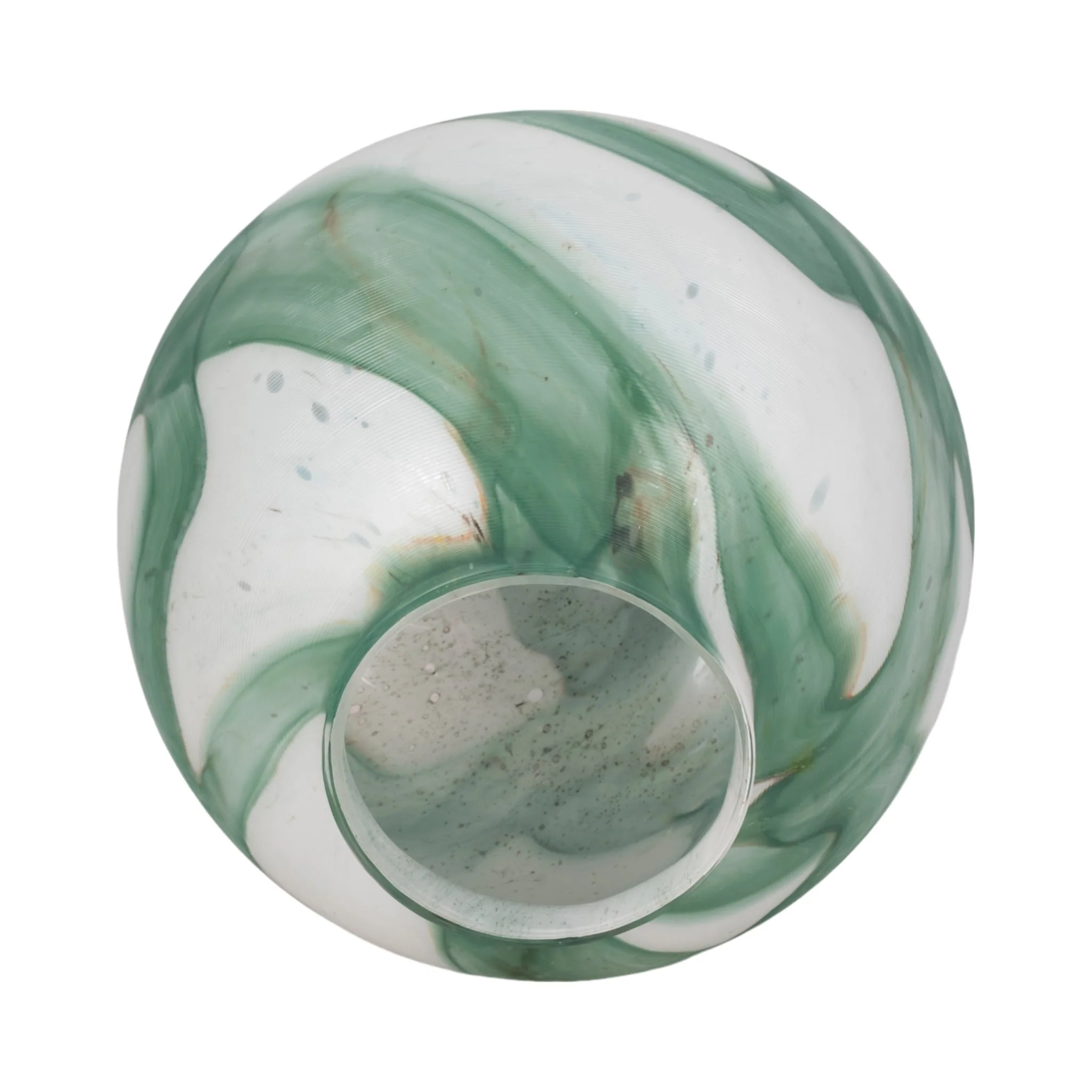 9" Ebb & Flow Vase, Green/clear - Image 5