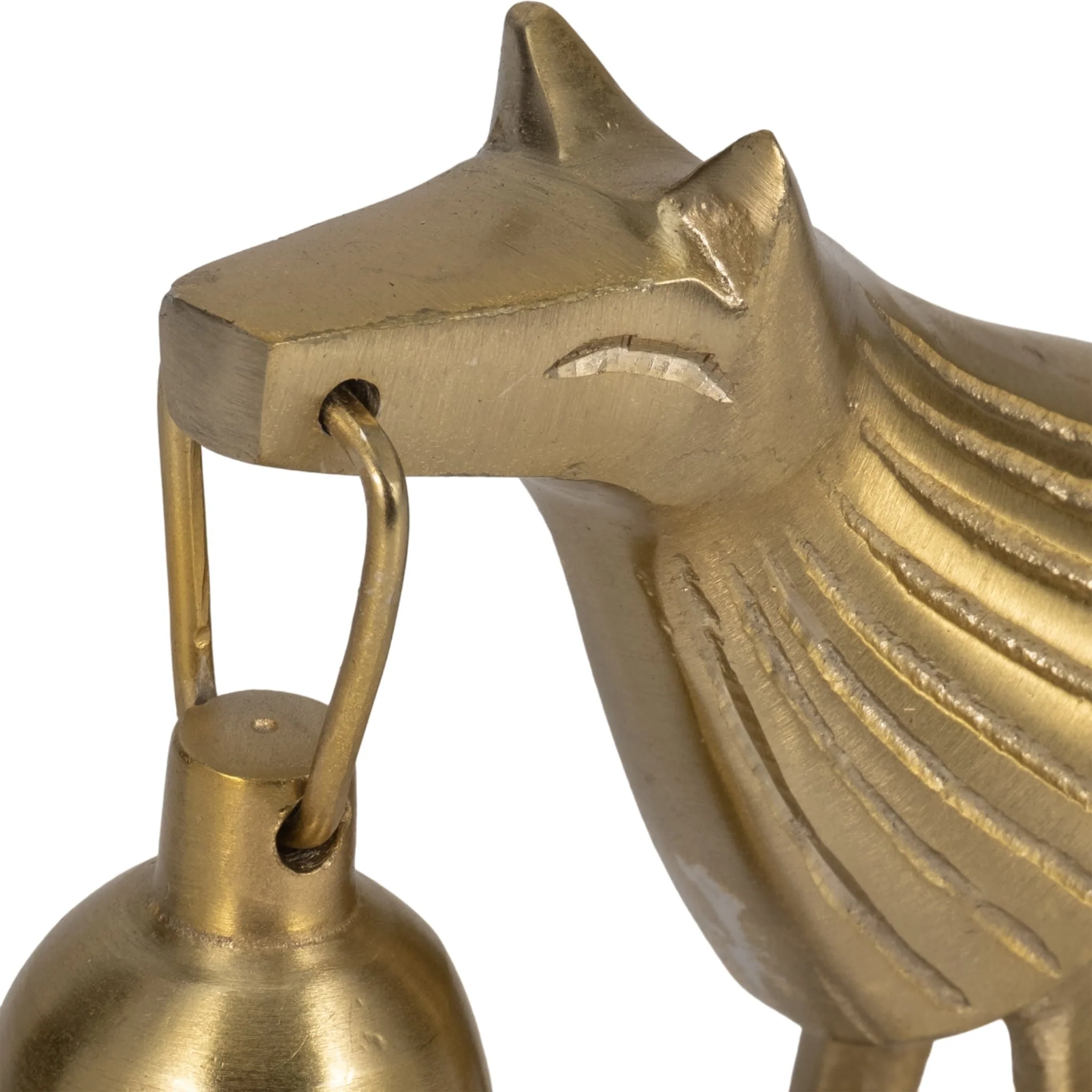 9" Lion Candle Snuffer, Gold - Image 5