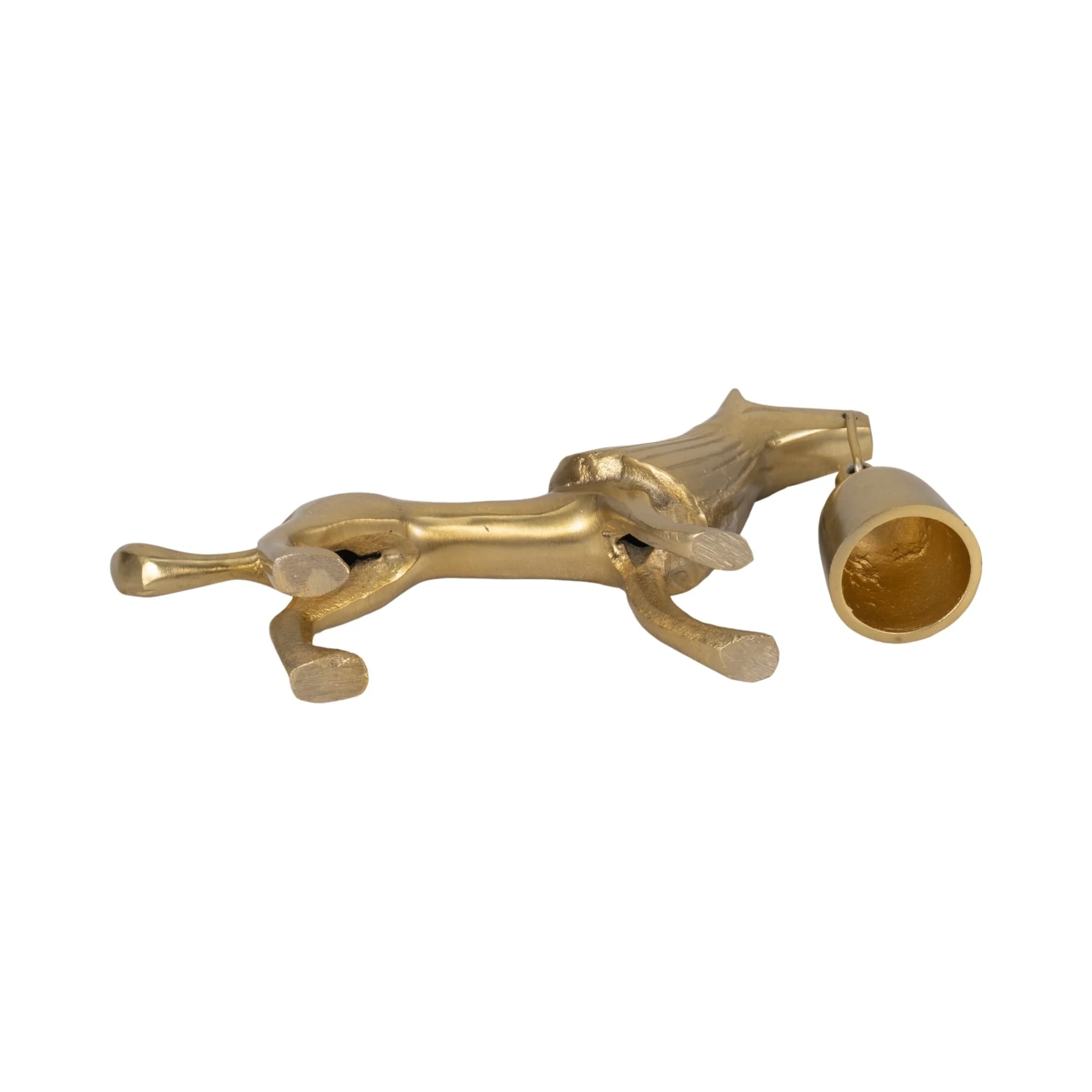 9" Lion Candle Snuffer, Gold - Image 7