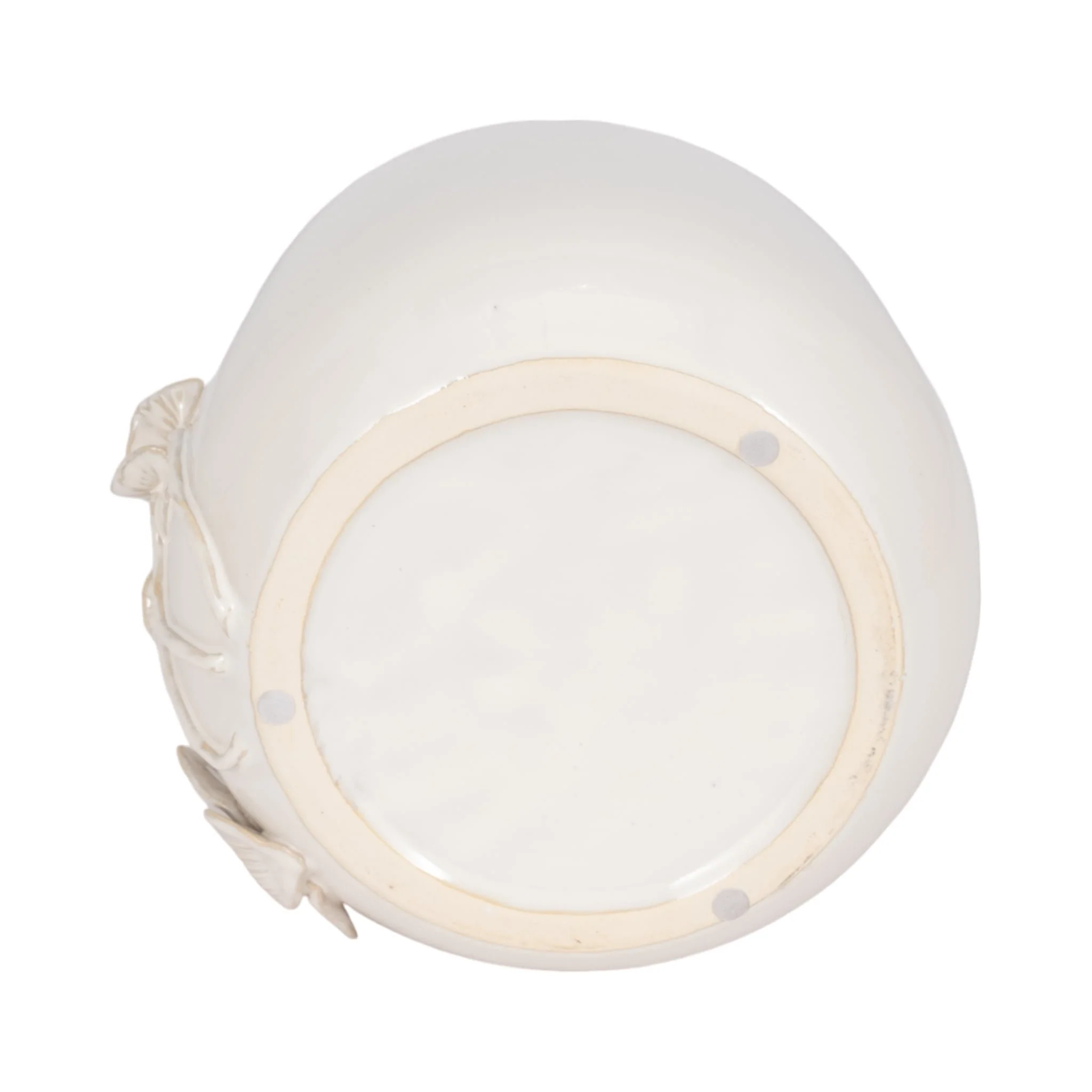 9" Mushroom Applique Planter, Ivory - Image 6