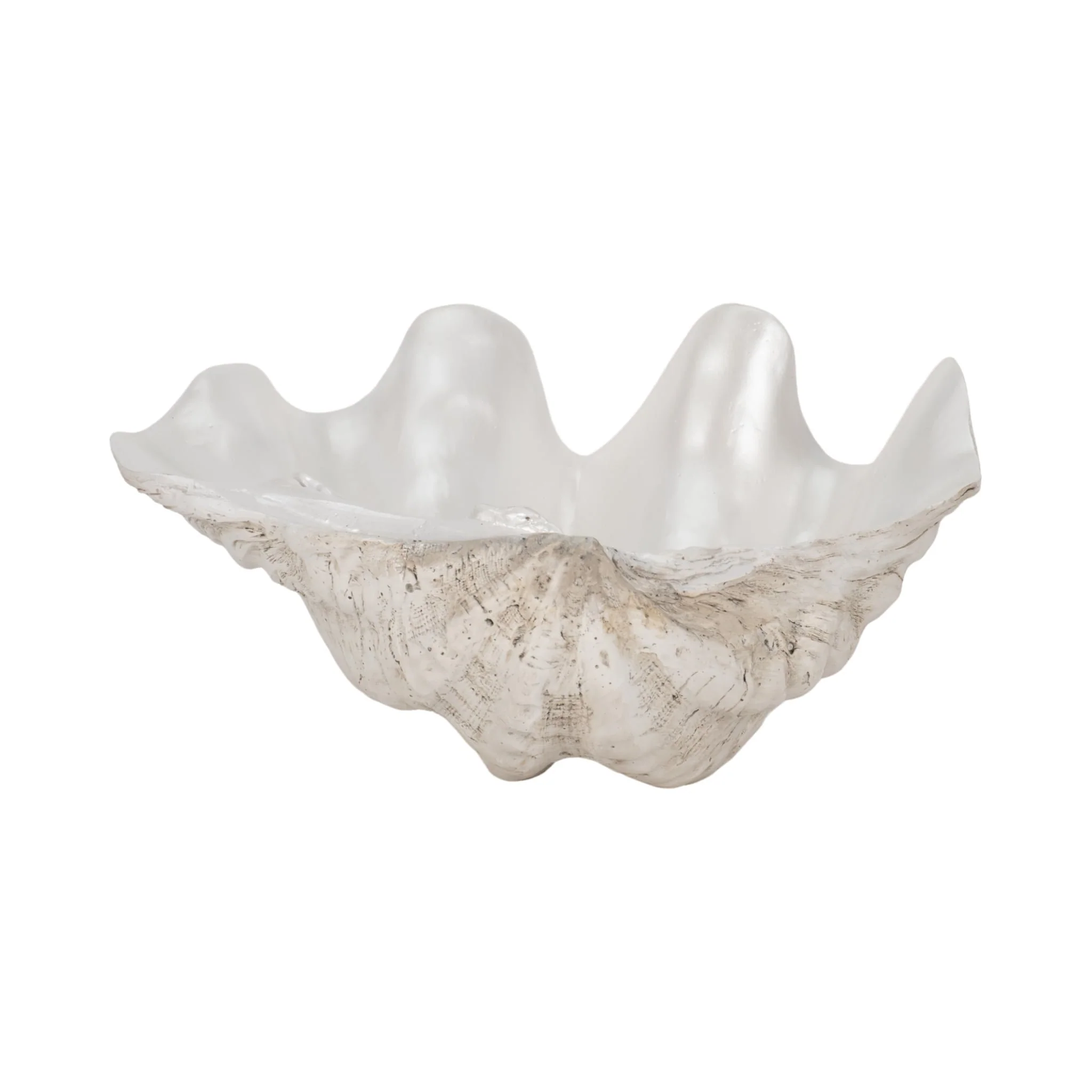 9" Pearlized Shell Bowl, Ivory - Image 5