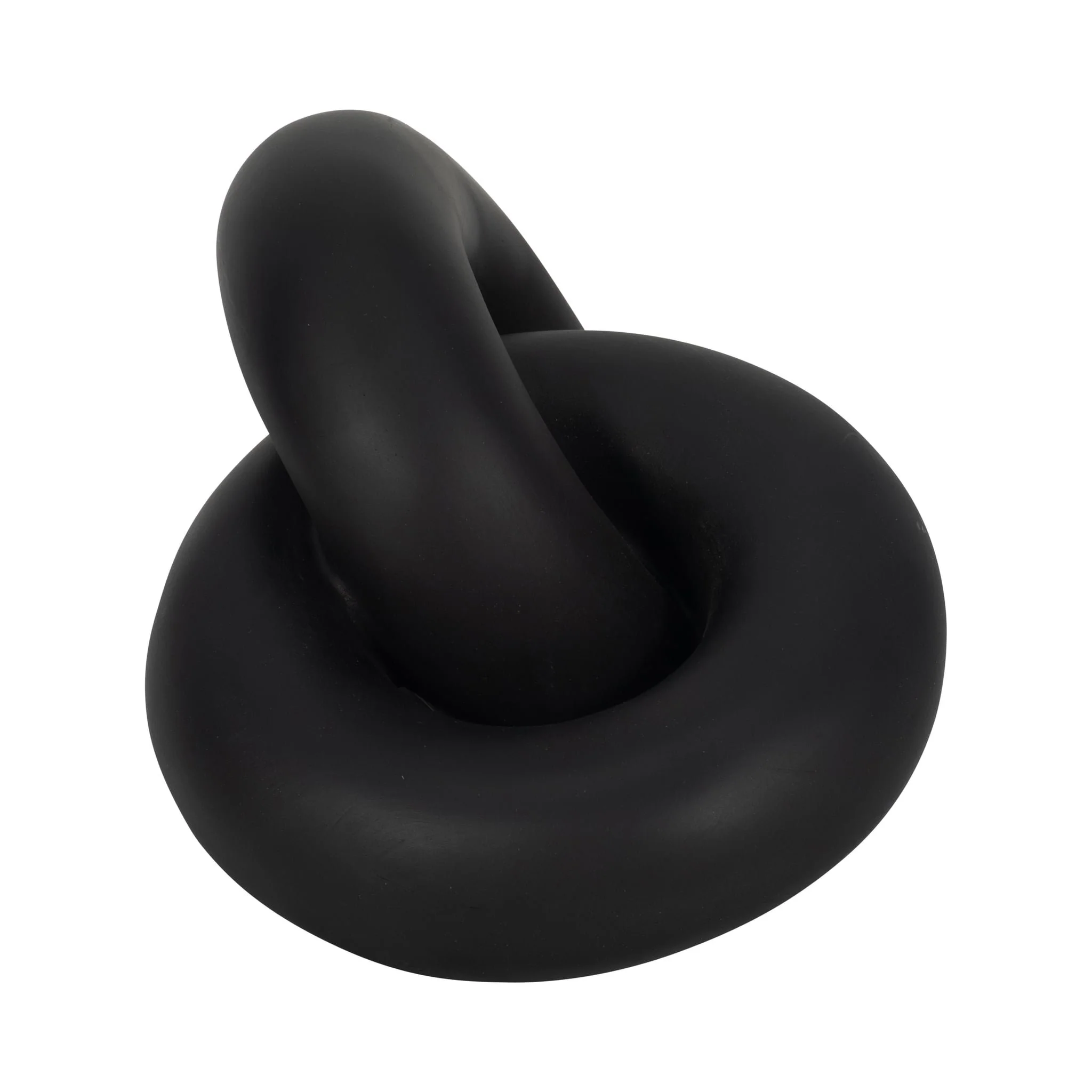 9" Resin Knot Decor, Black - Image 3