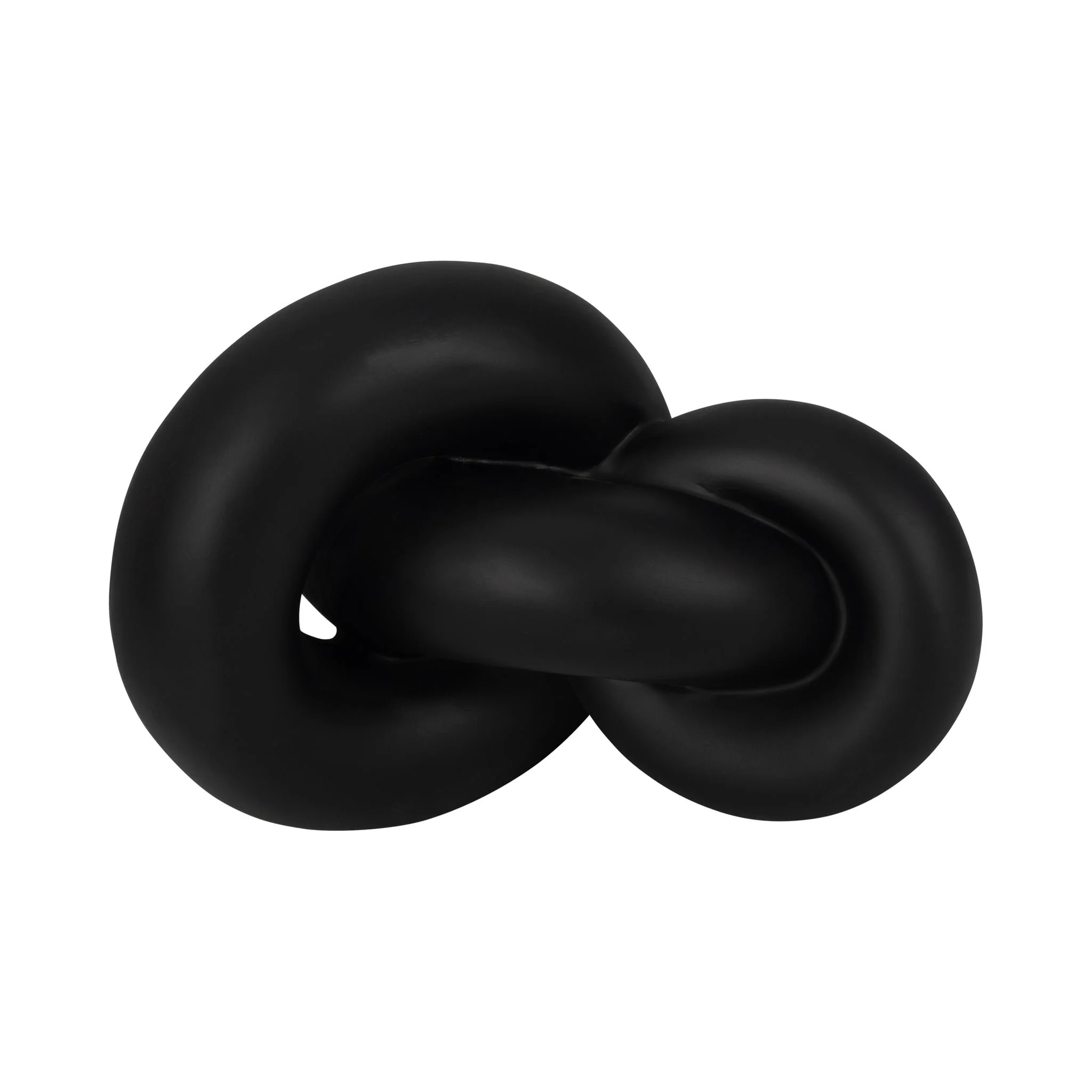 9" Resin Knot Decor, Black - Image 7