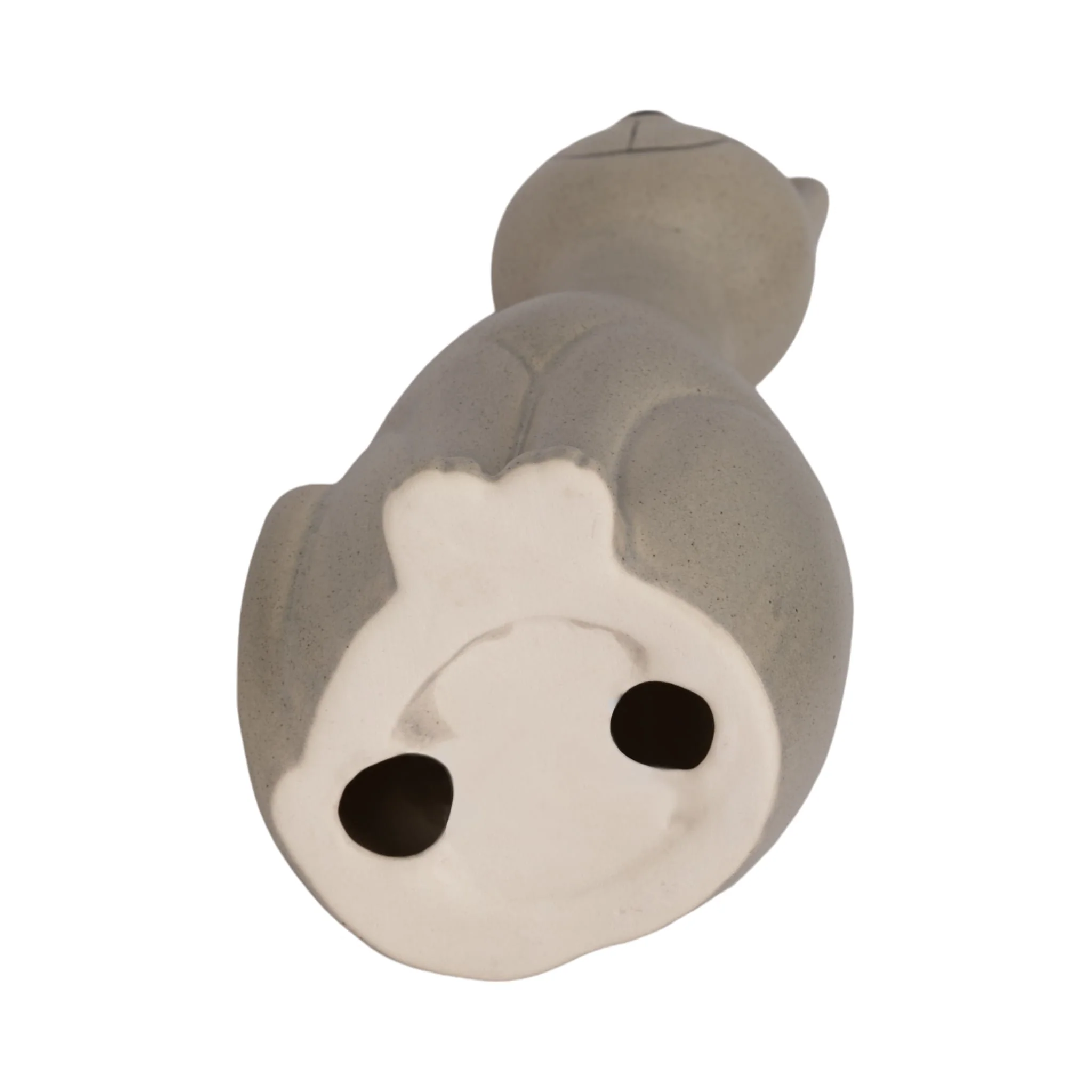 9" Skinny Sitting Kitty, Grey - Image 7