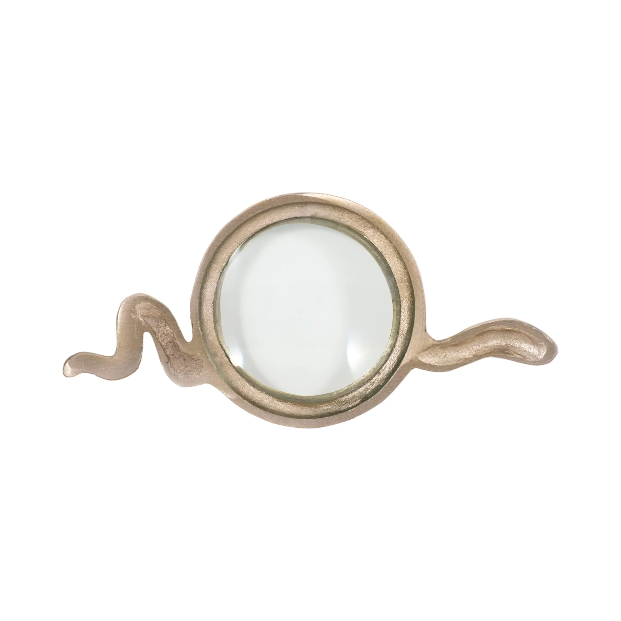9" Snake Magnifying Glass, Gold - Image 6