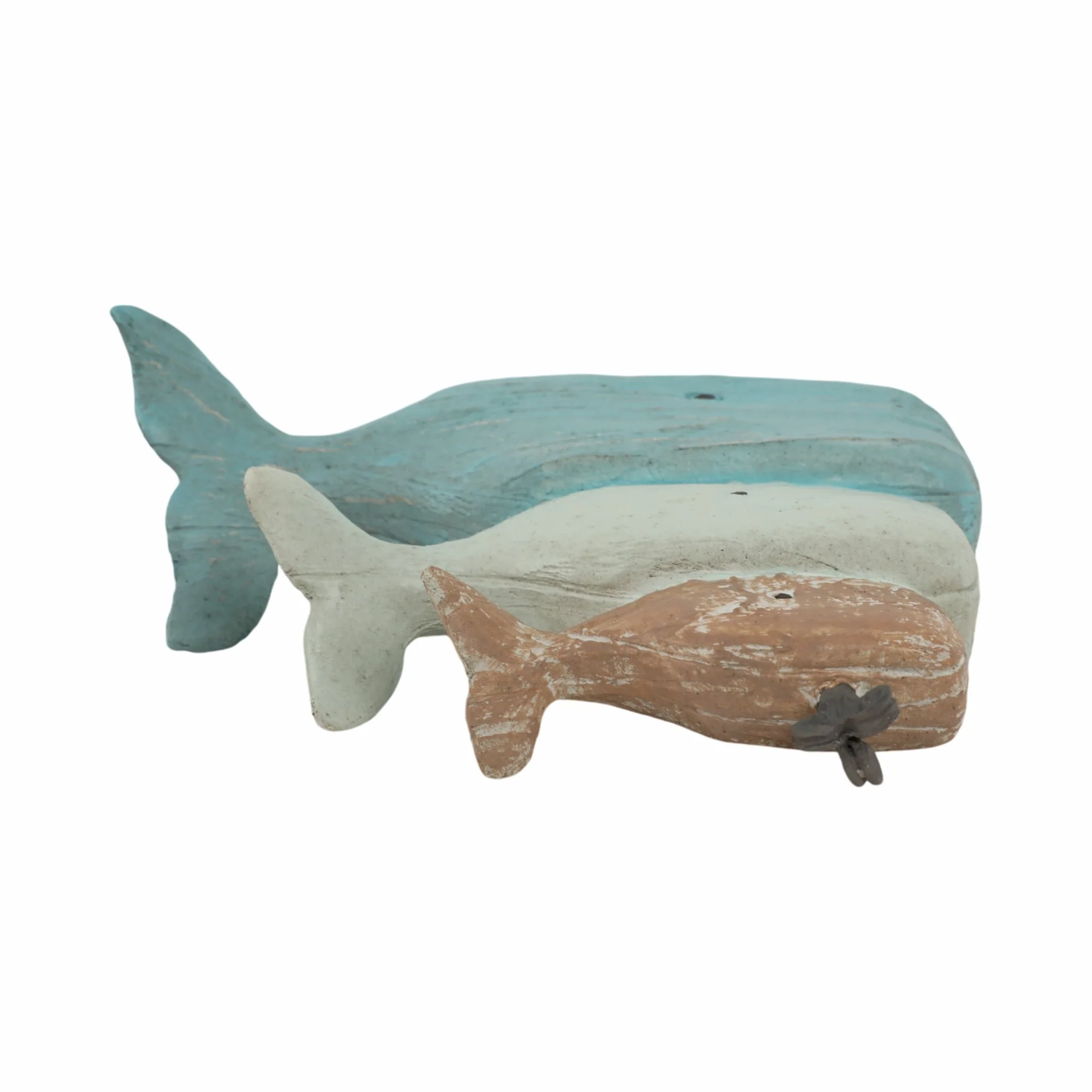 9" Stack Of 3 Whales, Multi - Image 7