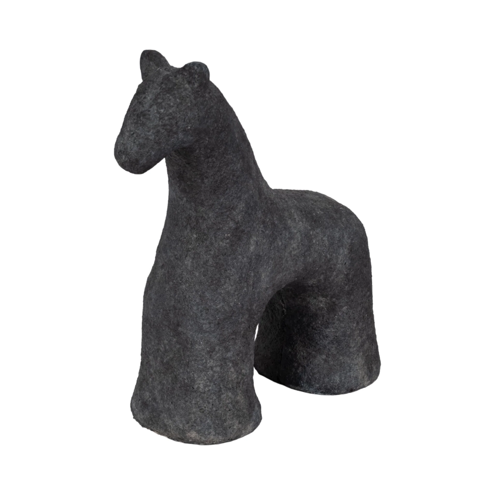9" Textured Horse, Black - Image 2