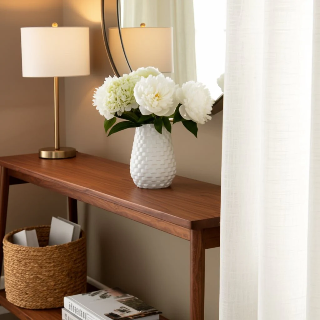 9" Textured Vase, White - Image 10