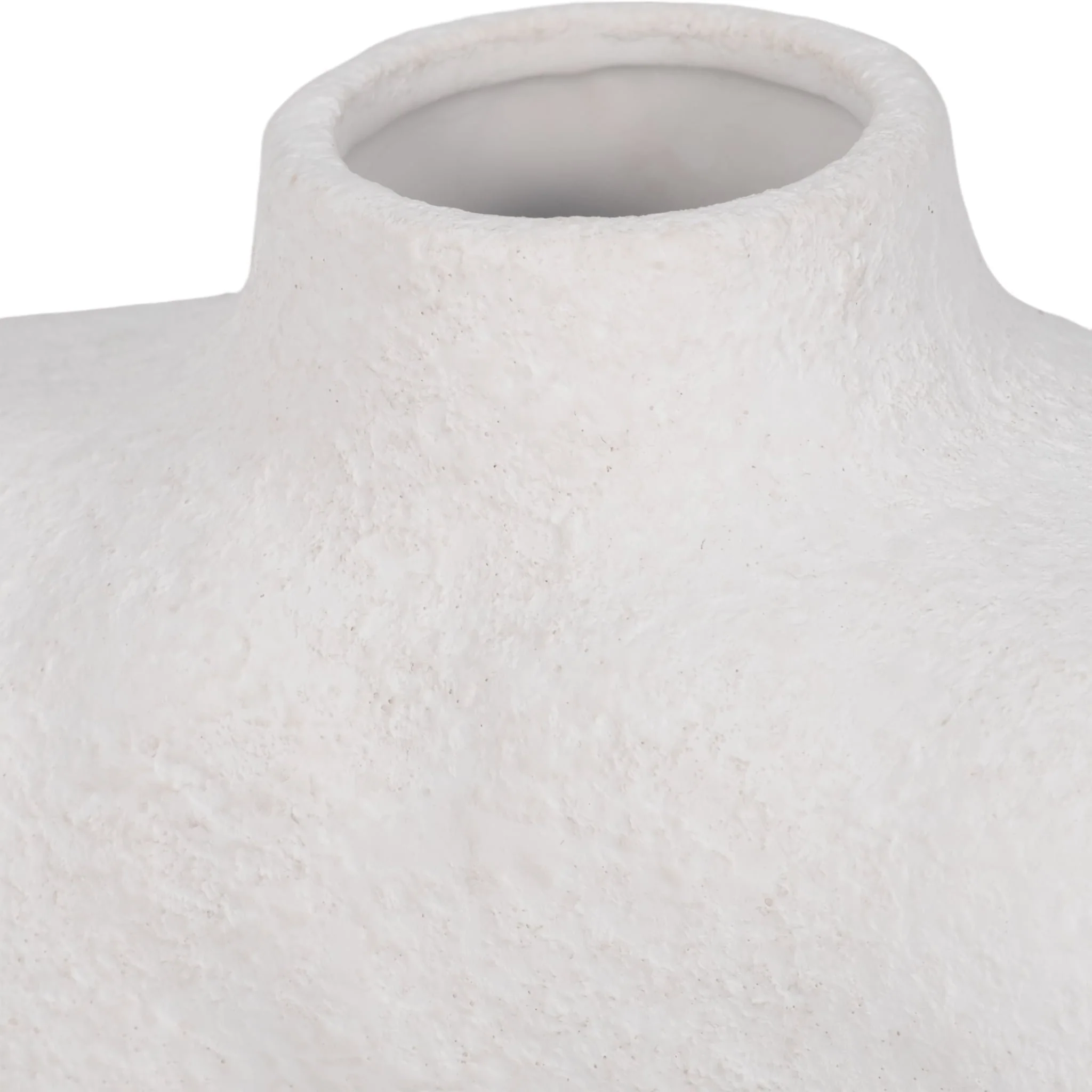 9" Volcanic Vase, Stone - Image 6