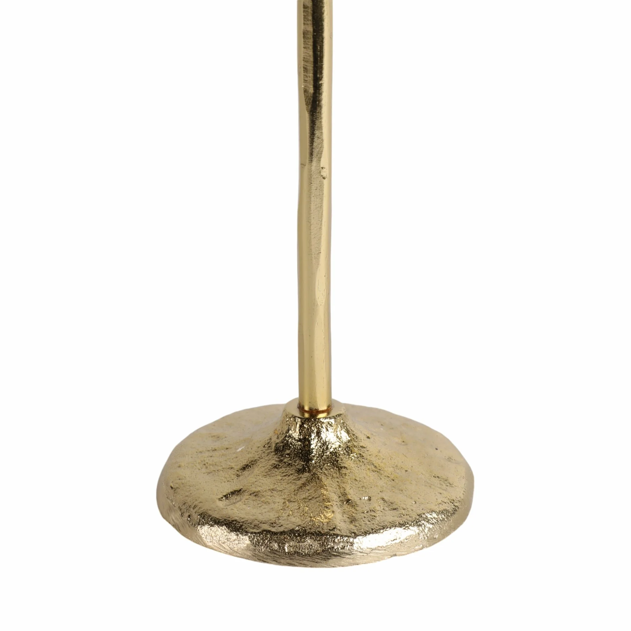 9x3" Vintage Taper Holder, Gold - Image 4