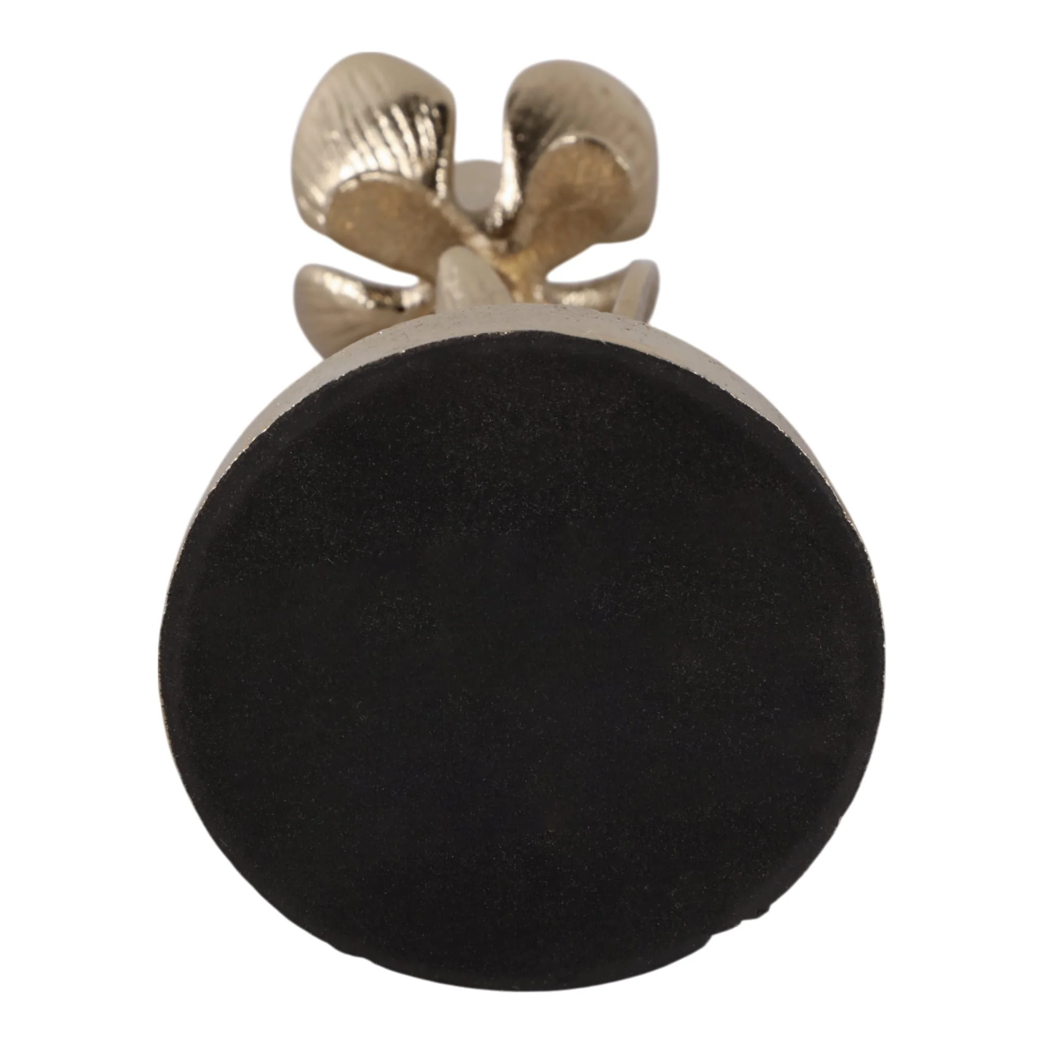 9x4" Flower Bloom Taper Holder, Champagne - Image 8