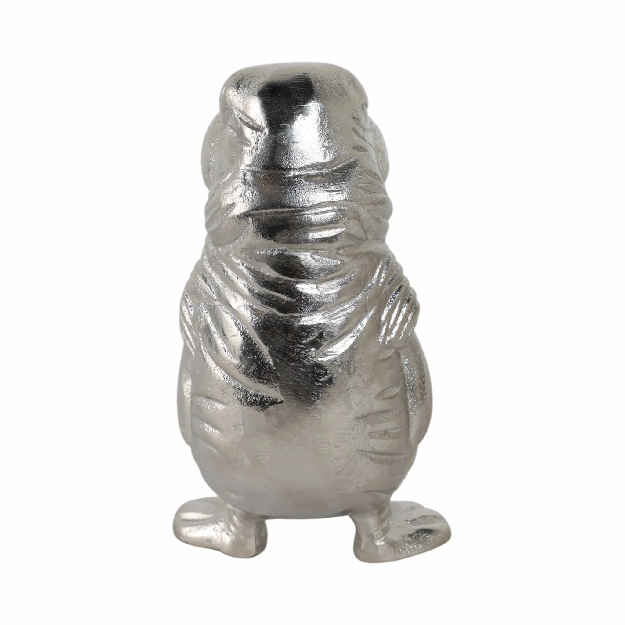 9x5" Metal Walrus, Silver - Image 4