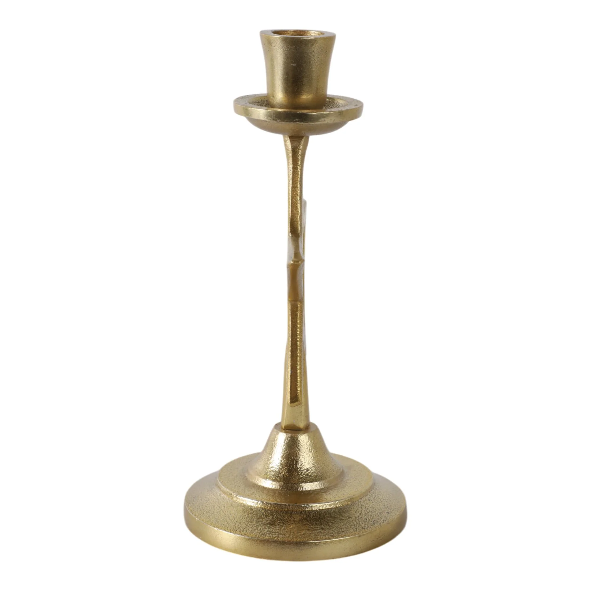 9x5" Star Taper Holder, Gold - Image 3