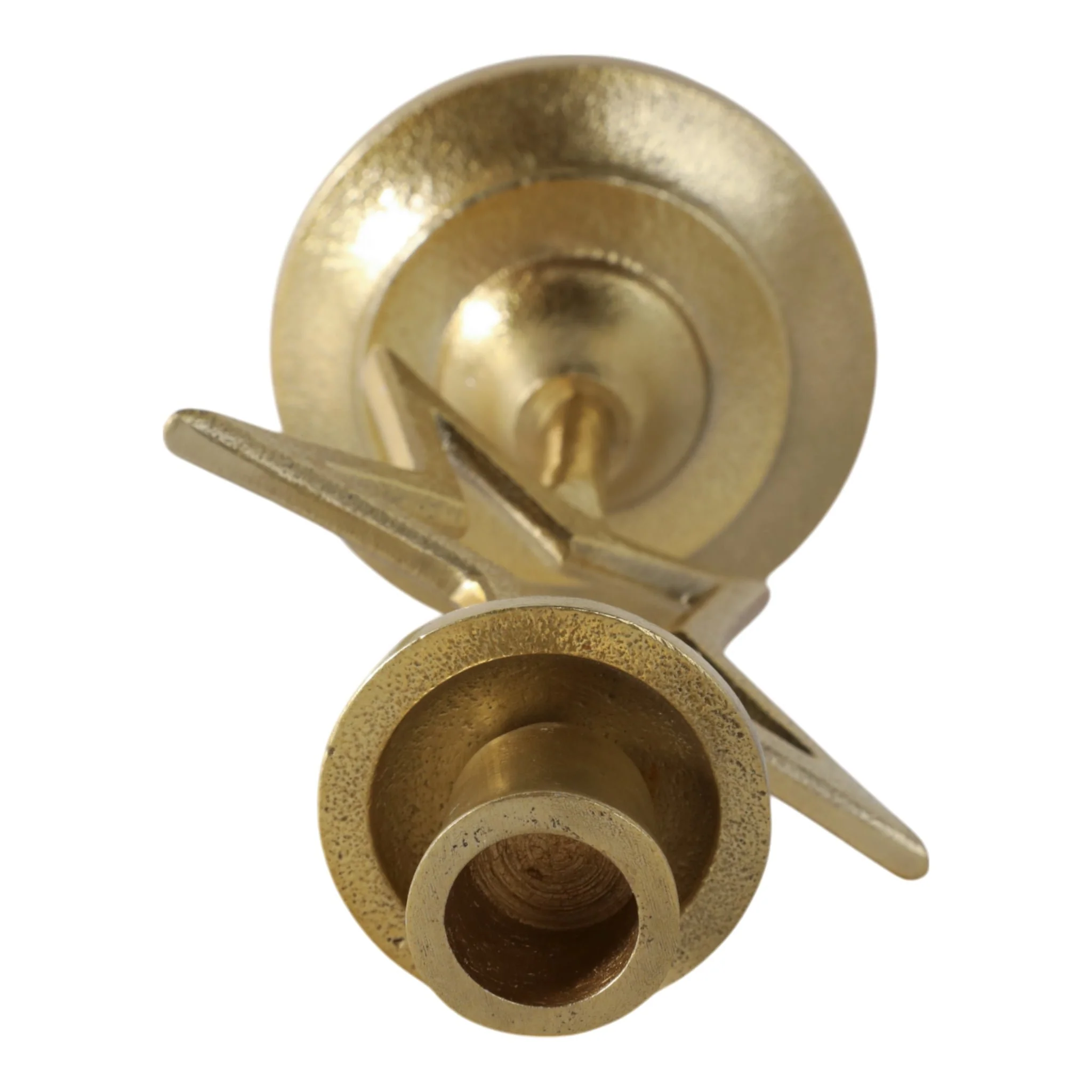 9x5" Star Taper Holder, Gold - Image 6