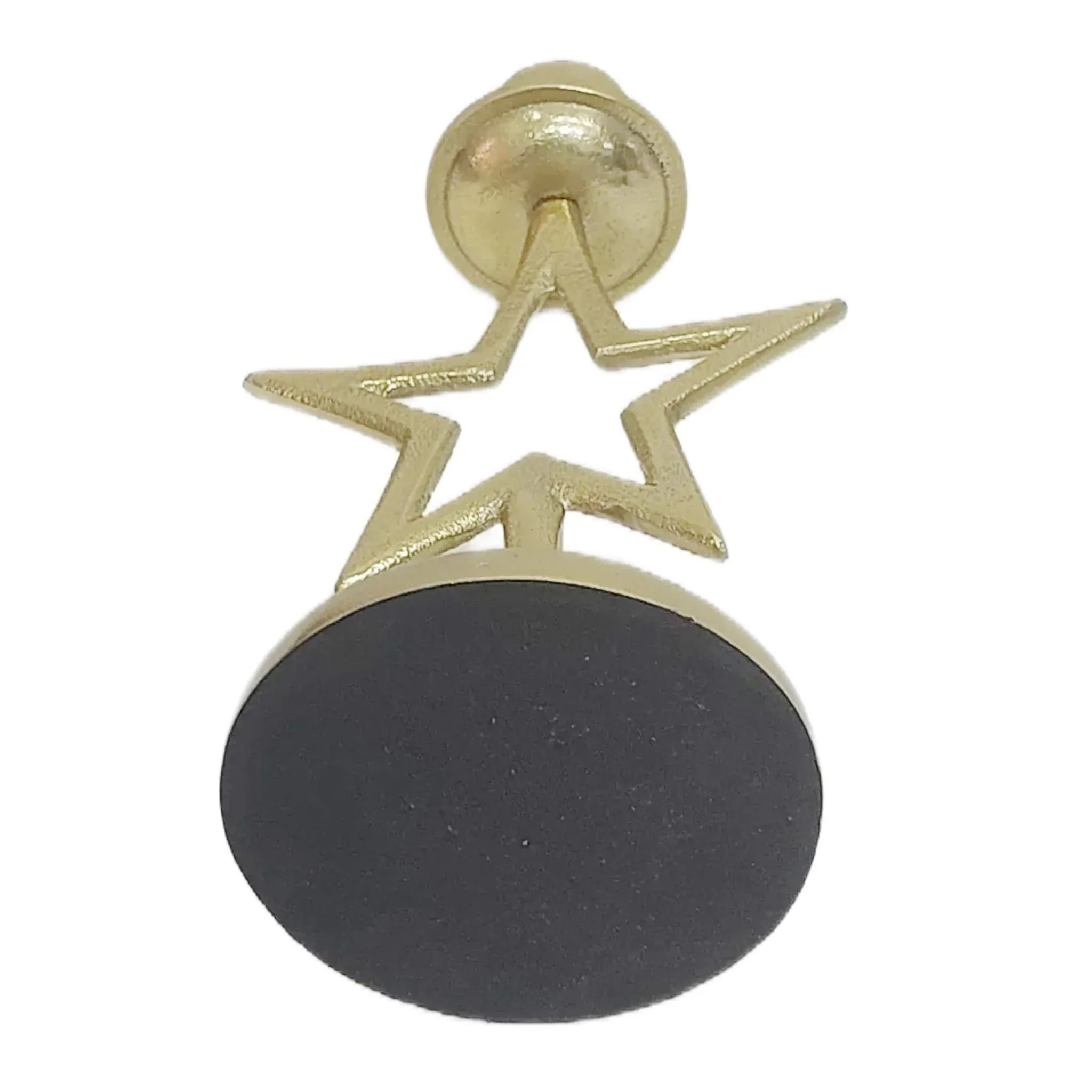 9x5" Star Taper Holder, Gold - Image 8