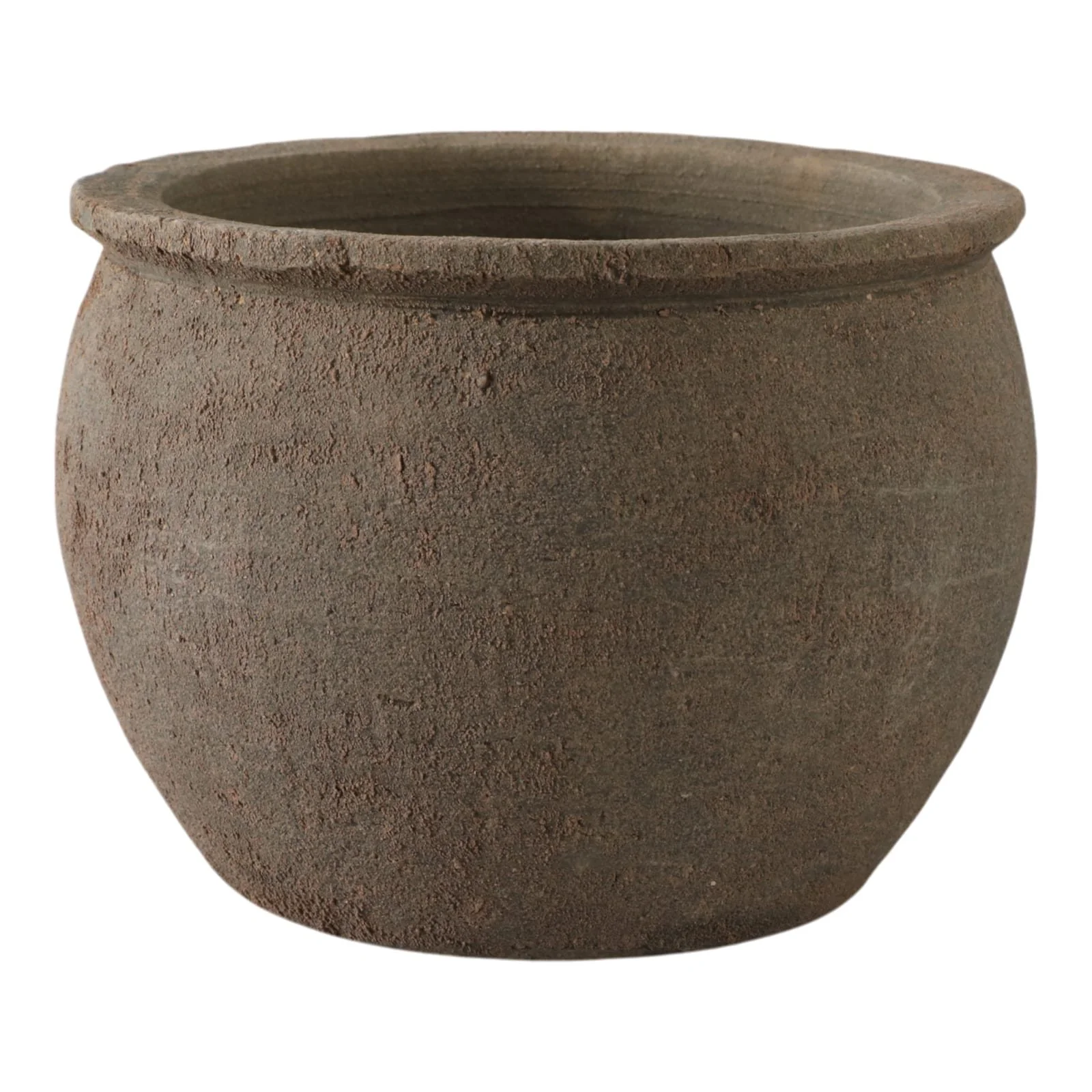 9x7" Traditional Pot Planter, Dark Brown - Image 3