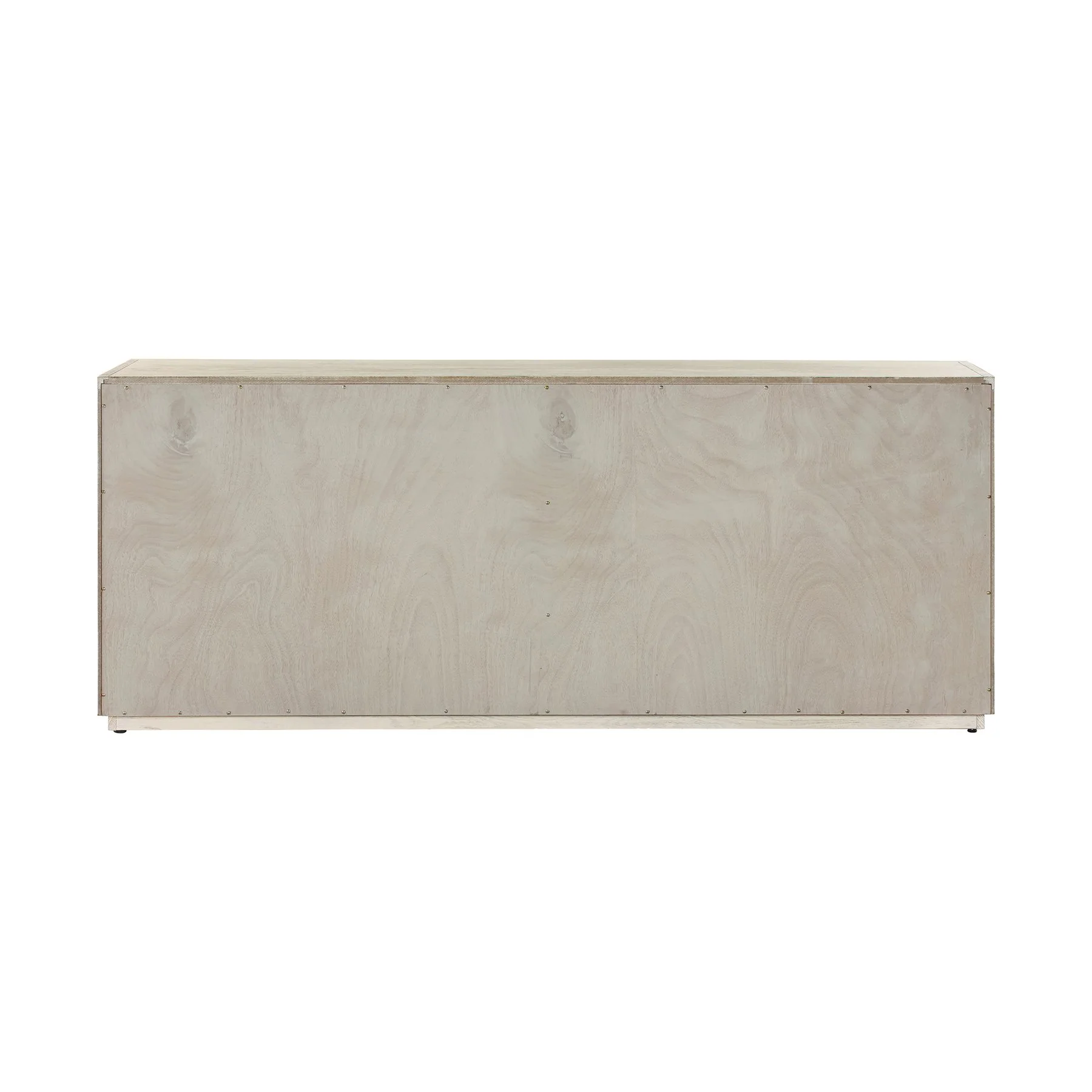 Abbey 4 Door Sideboard Buffet in Gray Oak Wood - Image 4