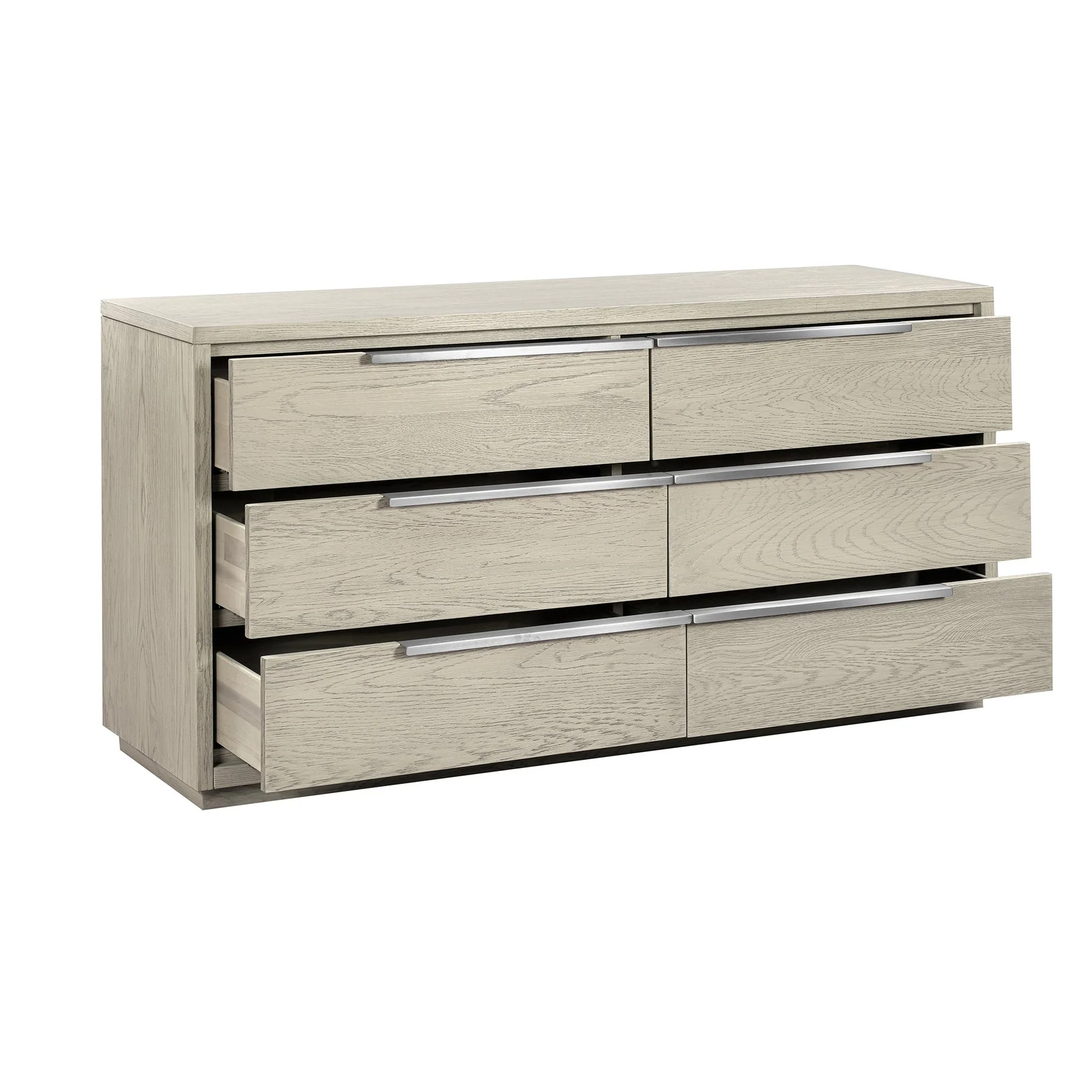 Abbey King 4 Piece Bedroom Set in Gray Oak Wood - Image 7
