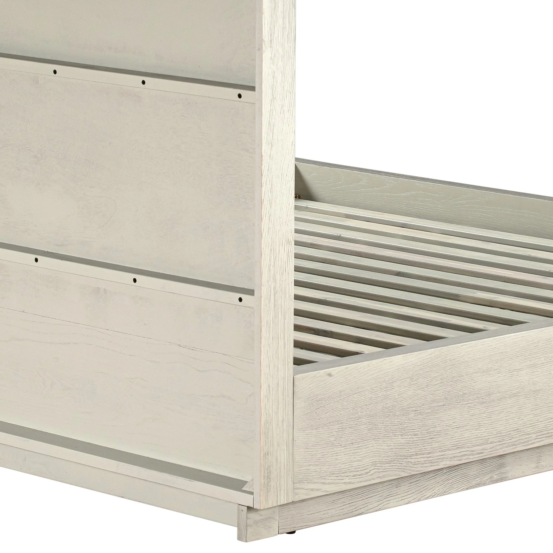 Abbey King Platform Bed Frame in Gray Oak Wood - Image 6