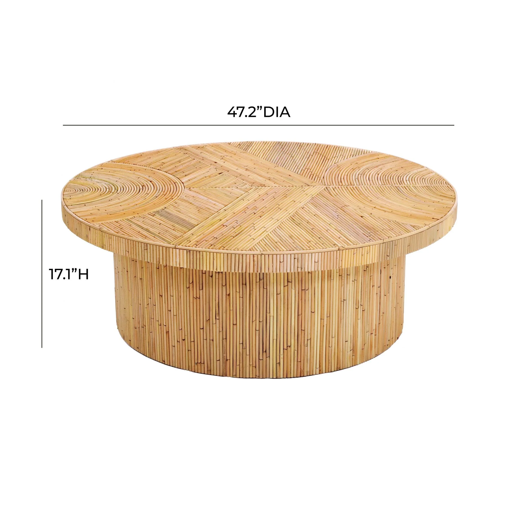 Acadia Rattan Coffee Table - Image 7