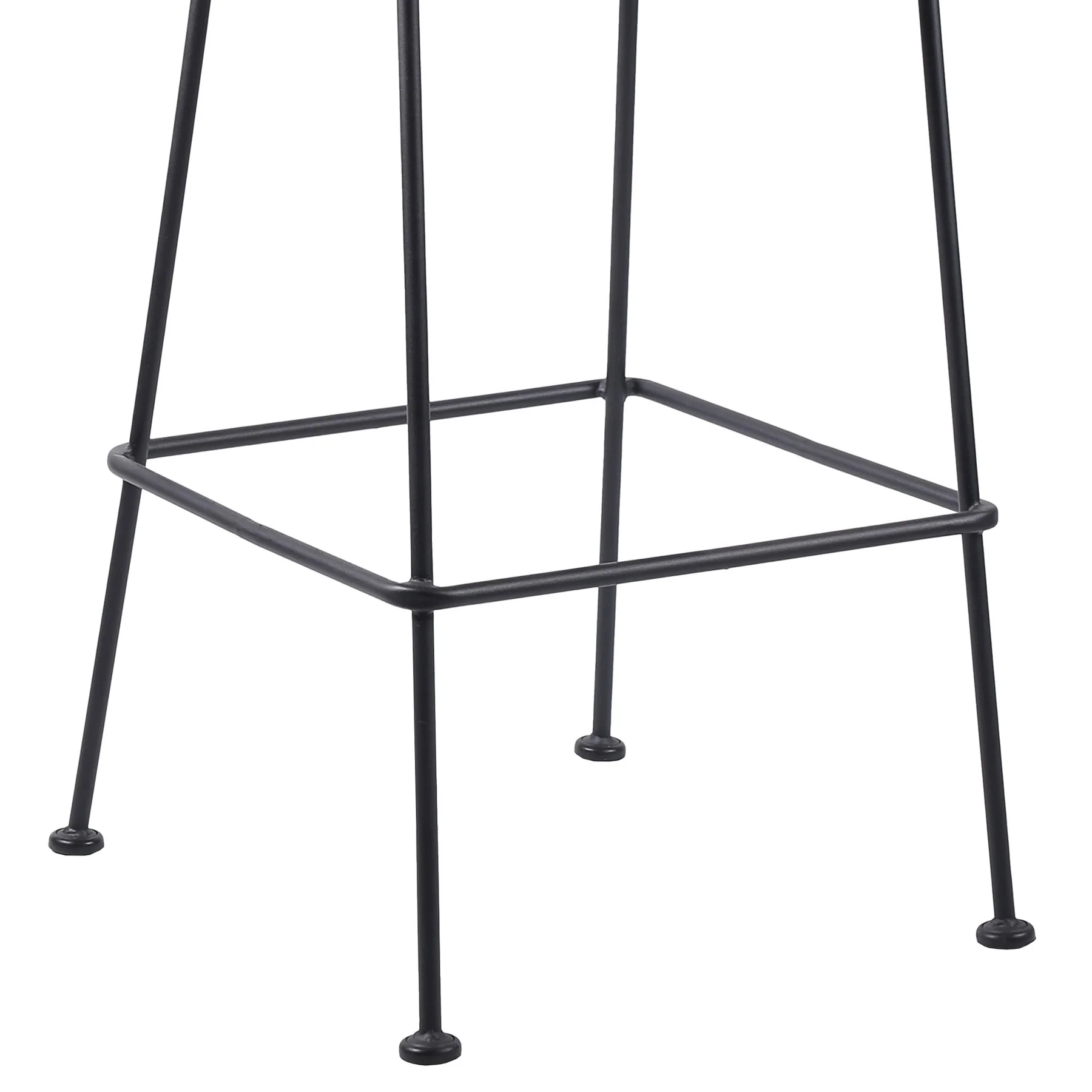 Acapulco 30" Indoor Outdoor Steel Bar Stool with Brick Red Rope - Image 7