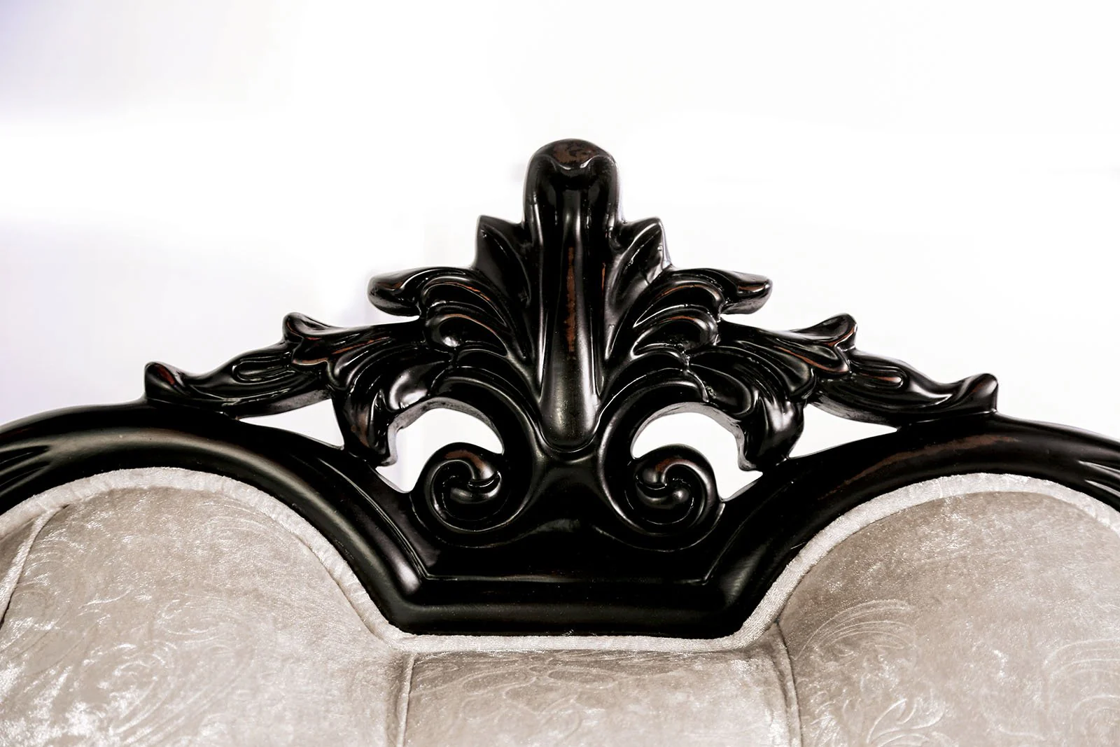 Acapulco Loveseat, Black/Off-White - Image 8