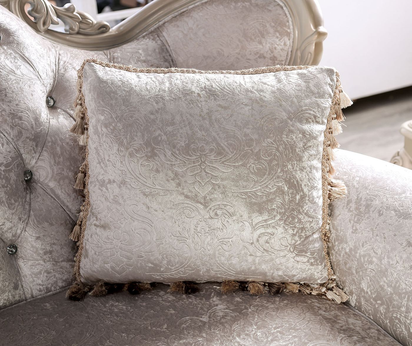 Acapulco Loveseat, Off-White - Image 4