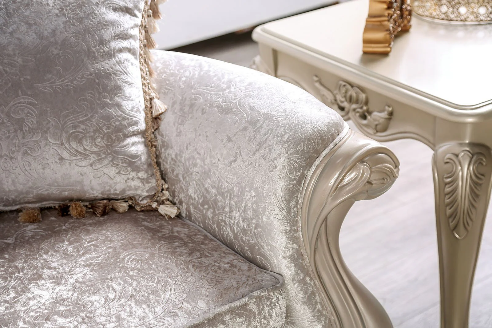 Acapulco Loveseat, Off-White - Image 8