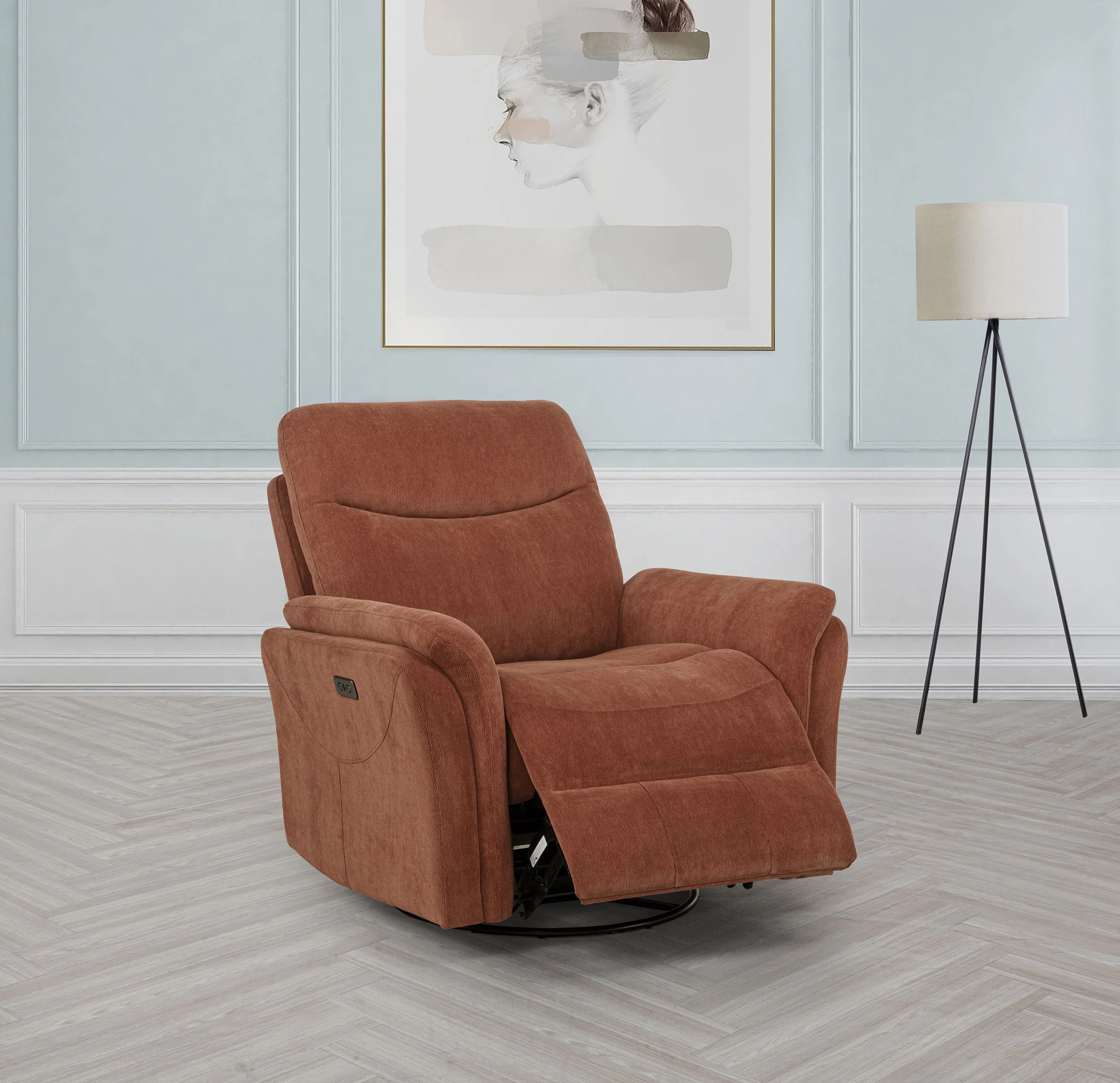 Adler Power Swivel Glider Recliner - Image 14