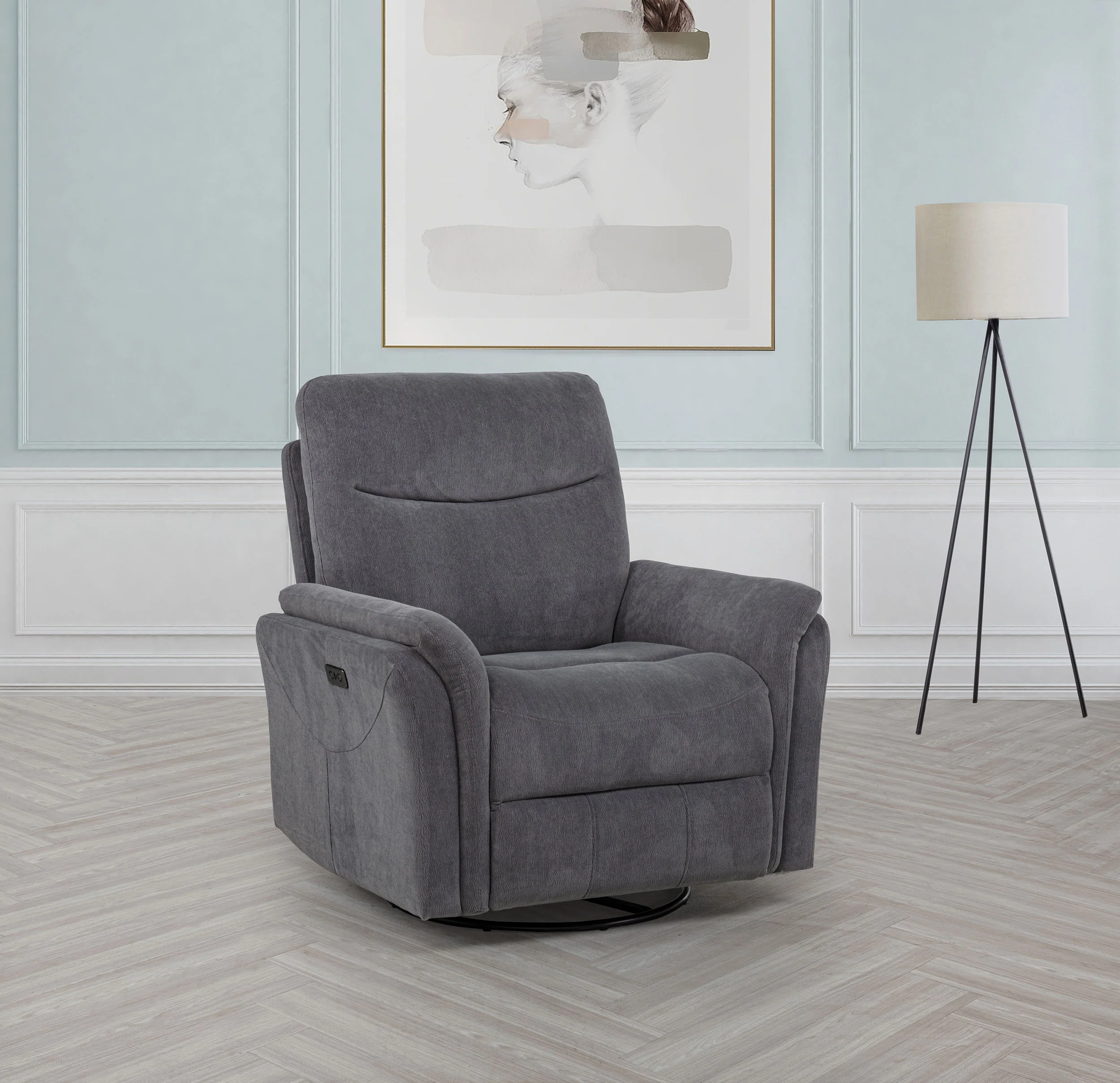 Adler Power Swivel Glider Recliner - Image 24